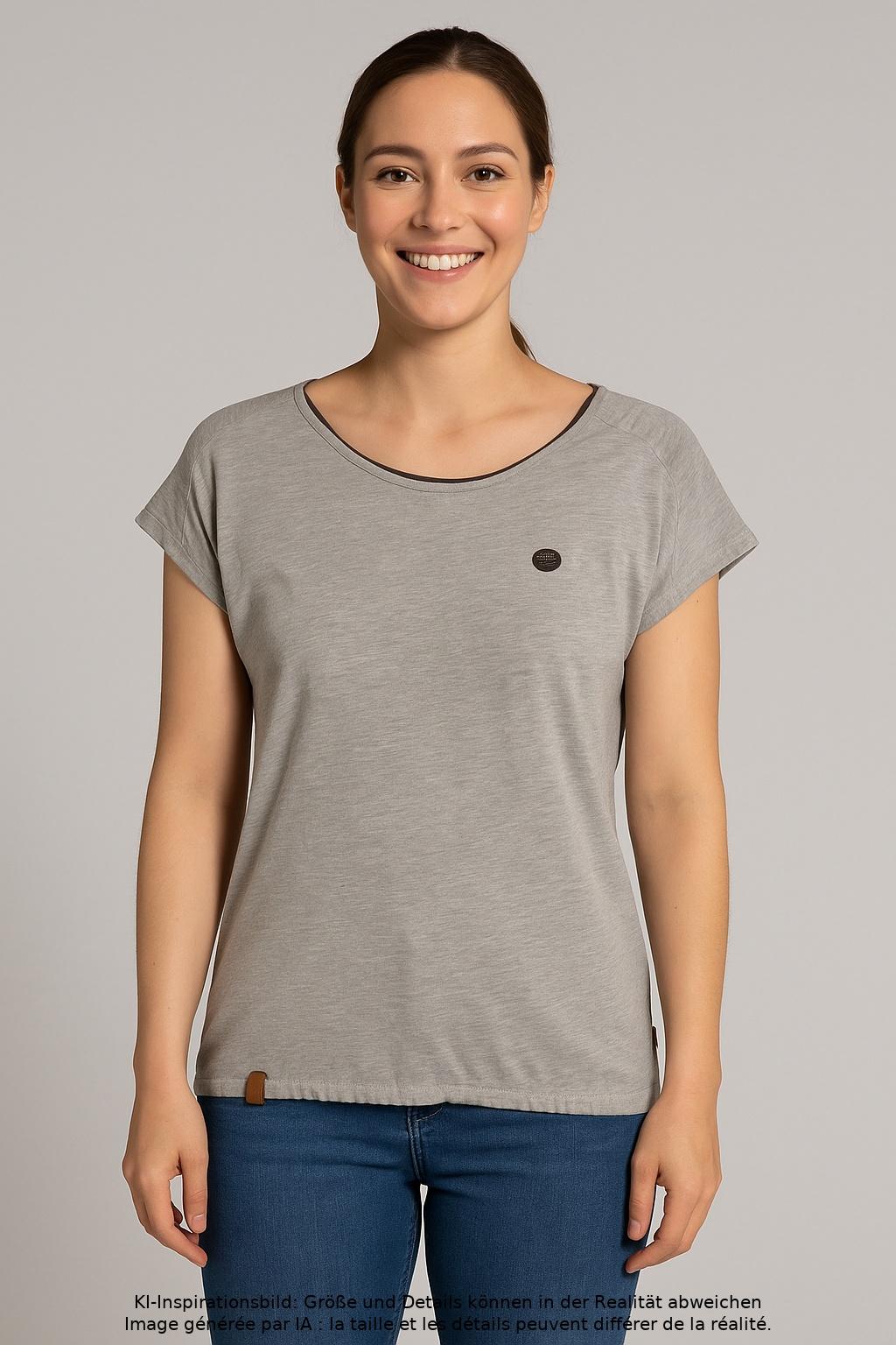 

Naketano Damen T-Shirt, grau, Gr. 42