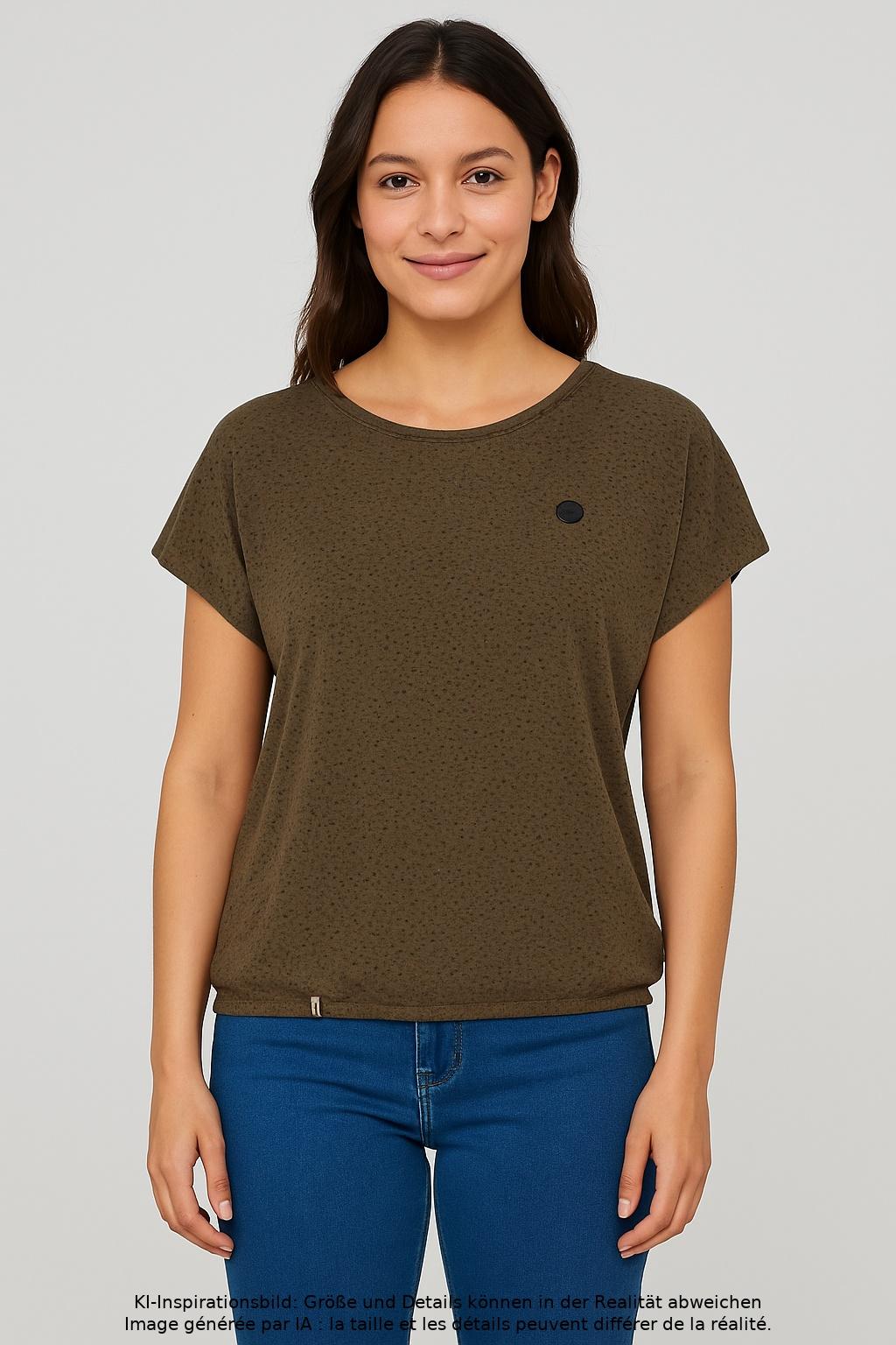 

Naketano Damen T-Shirt, braun, Gr. 38