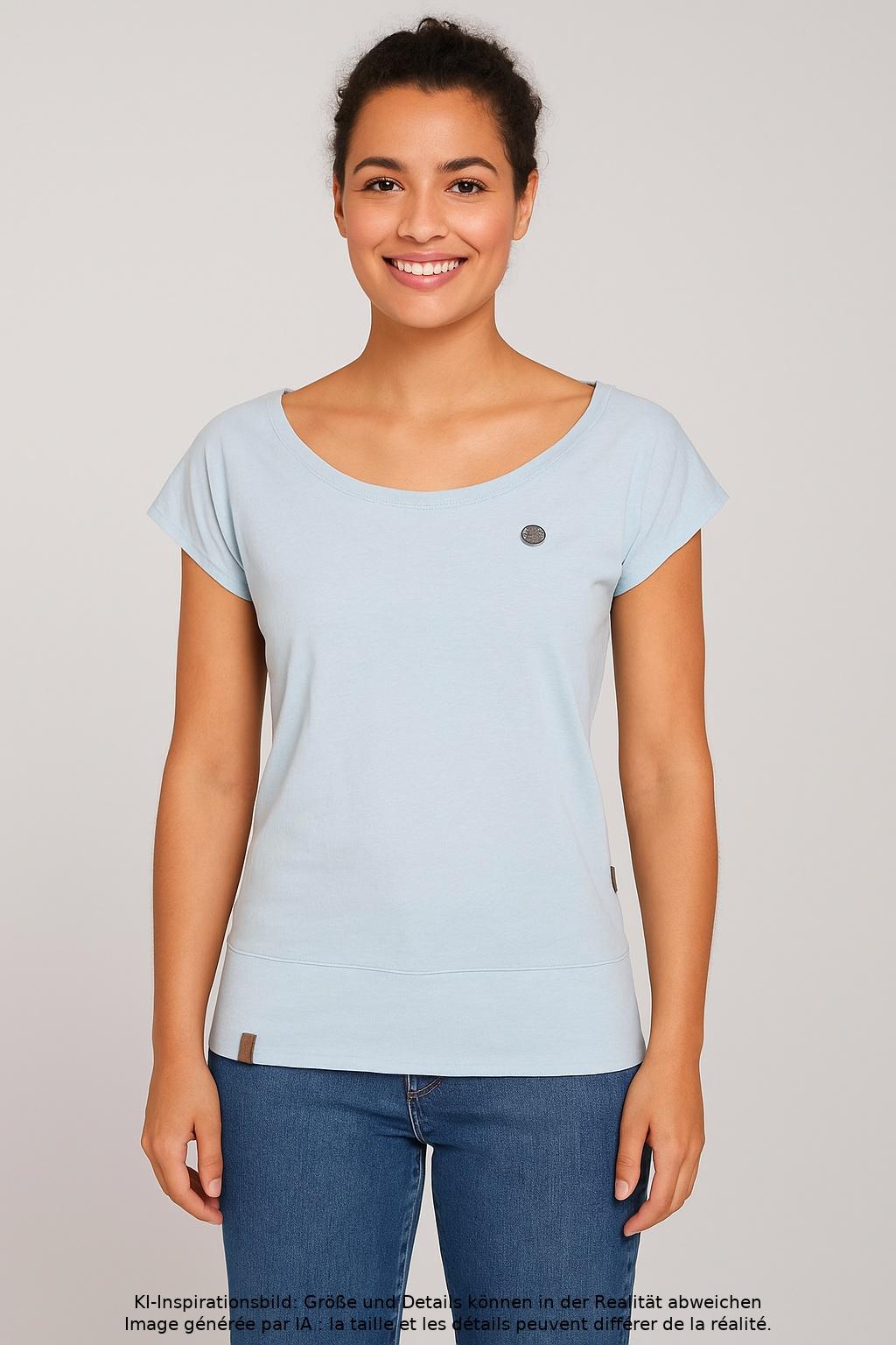 

Naketano Damen T-Shirt, hellblau, Gr. 38