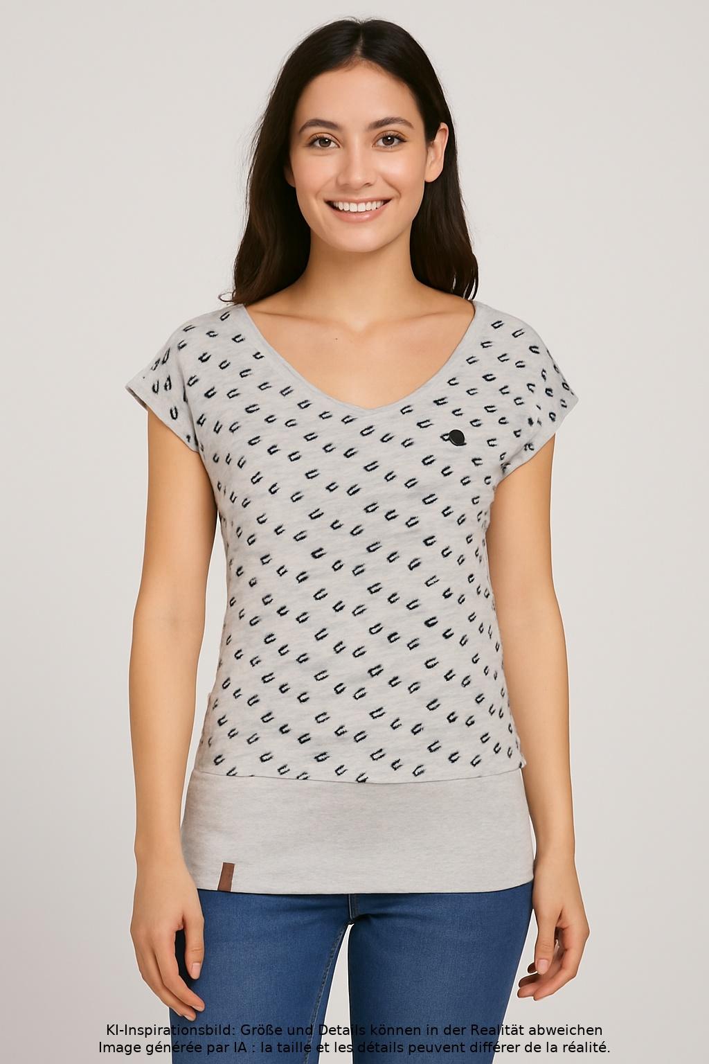 

Naketano Damen T-Shirt, grau, Gr. 36