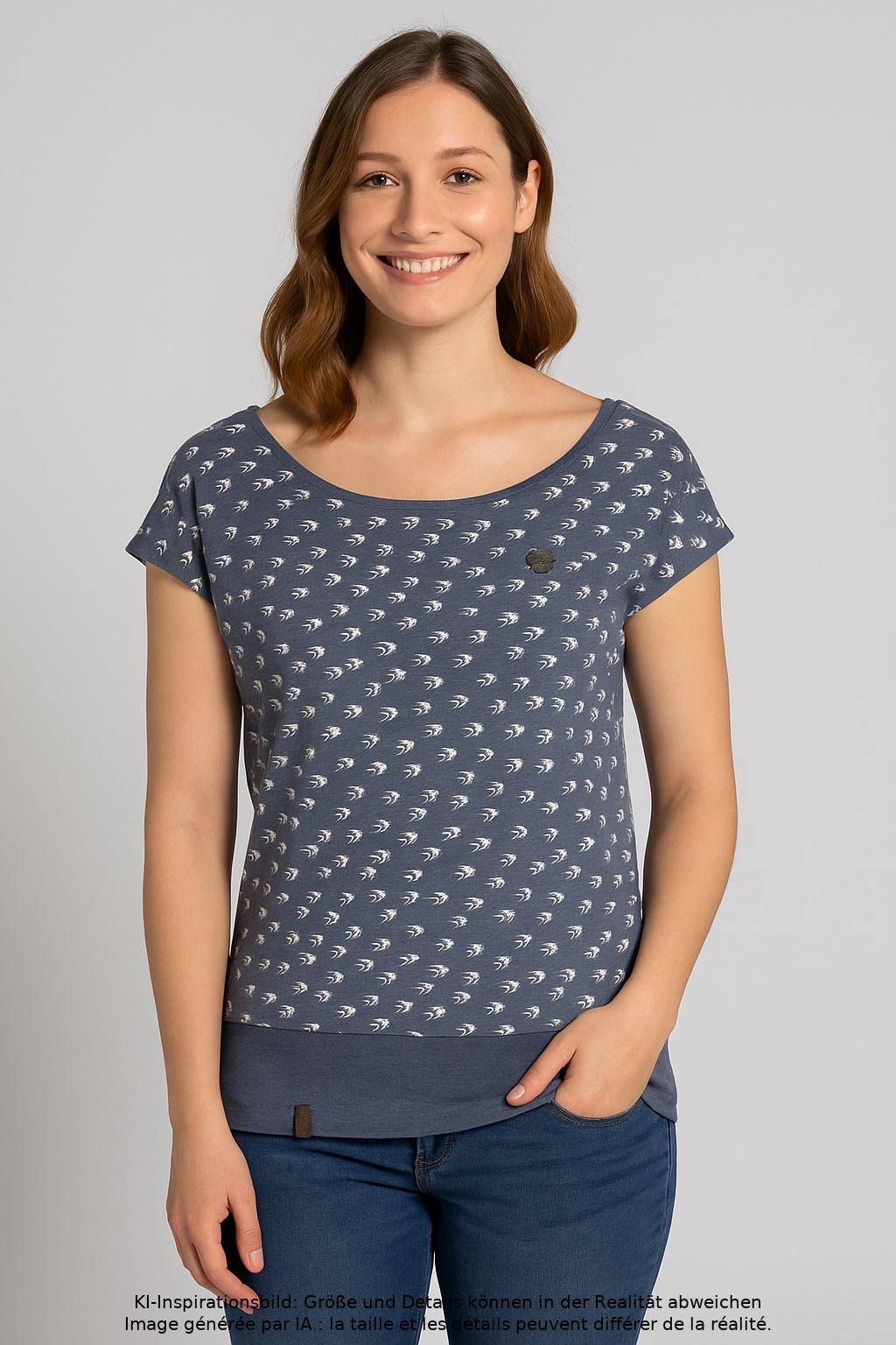 

Naketano Damen T-Shirt, marineblau, Gr. 36