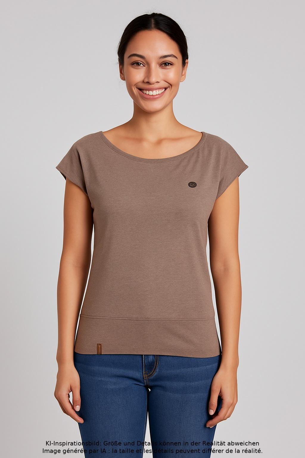 

Naketano Damen T-Shirt, beige, Gr. 36