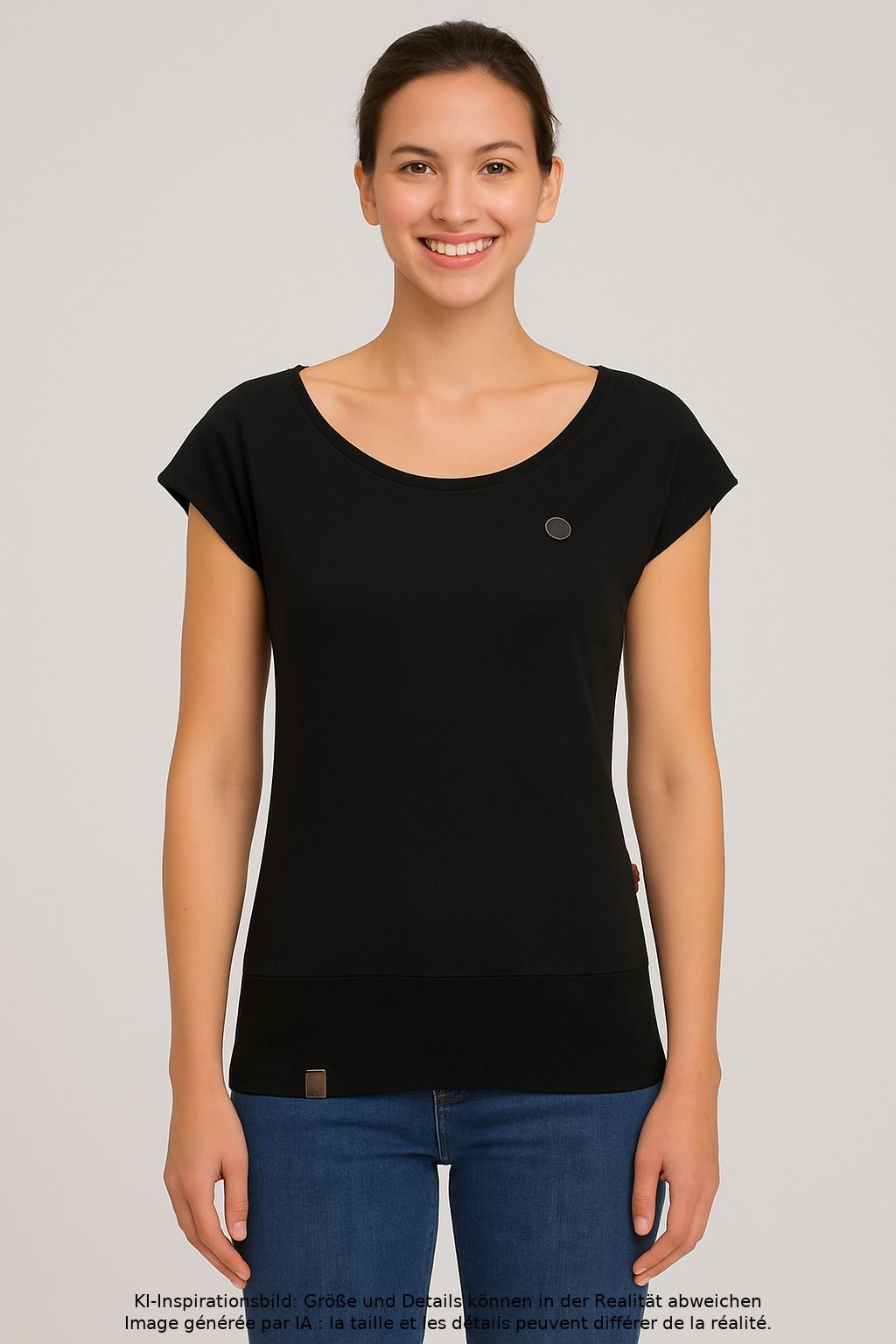 

Naketano Damen T-Shirt, schwarz, Gr. 38