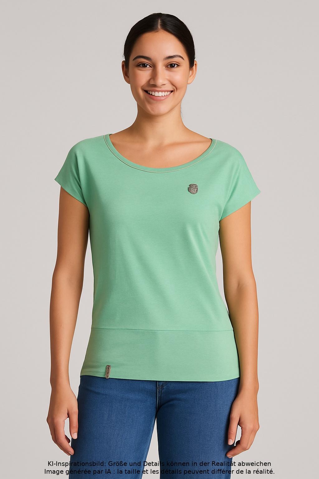 

Naketano Damen T-Shirt, hellgrün, Gr. 34