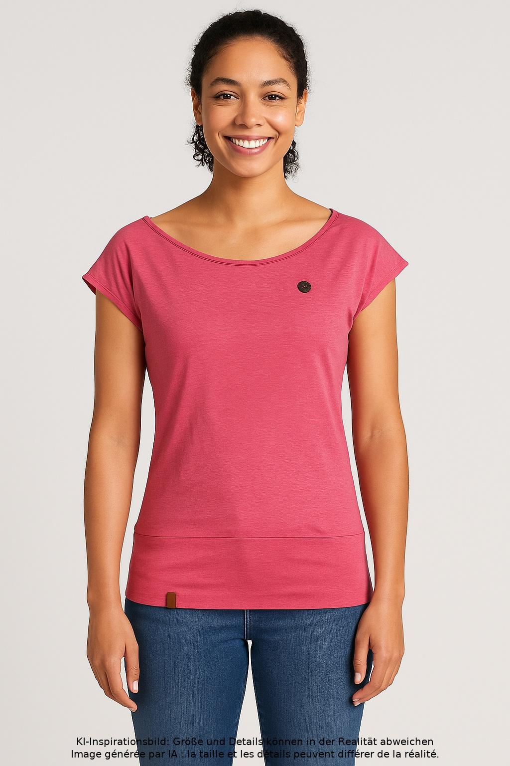 

Naketano Damen T-Shirt, pink, Gr. 36