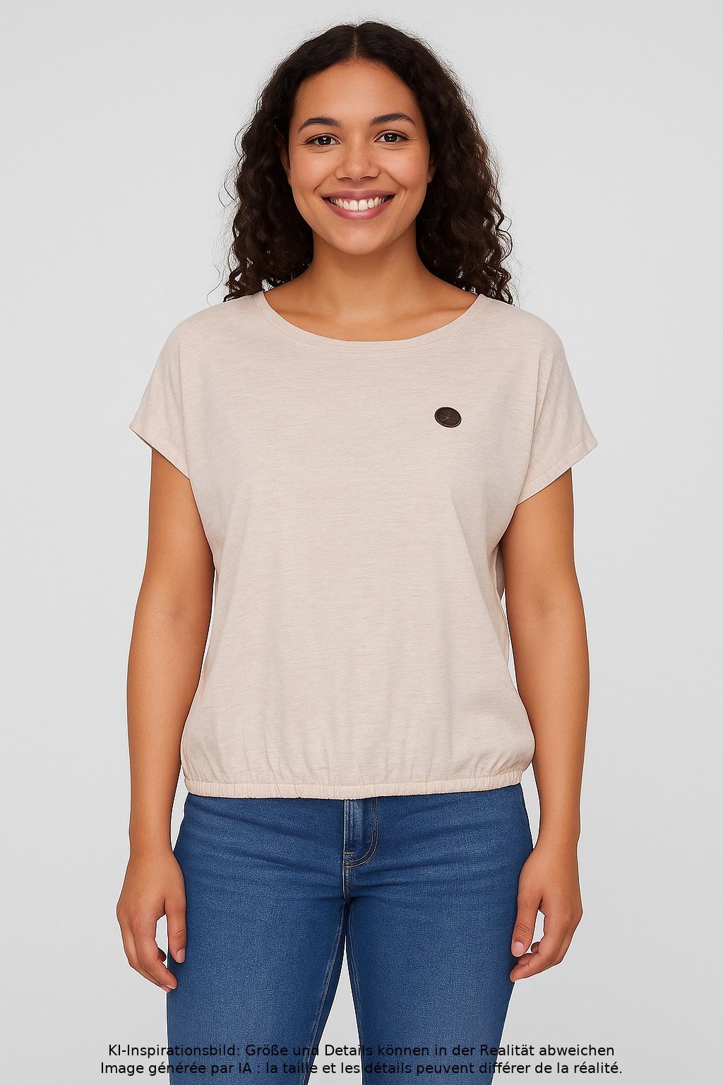 

Naketano Damen T-Shirt, beige, Gr. 34