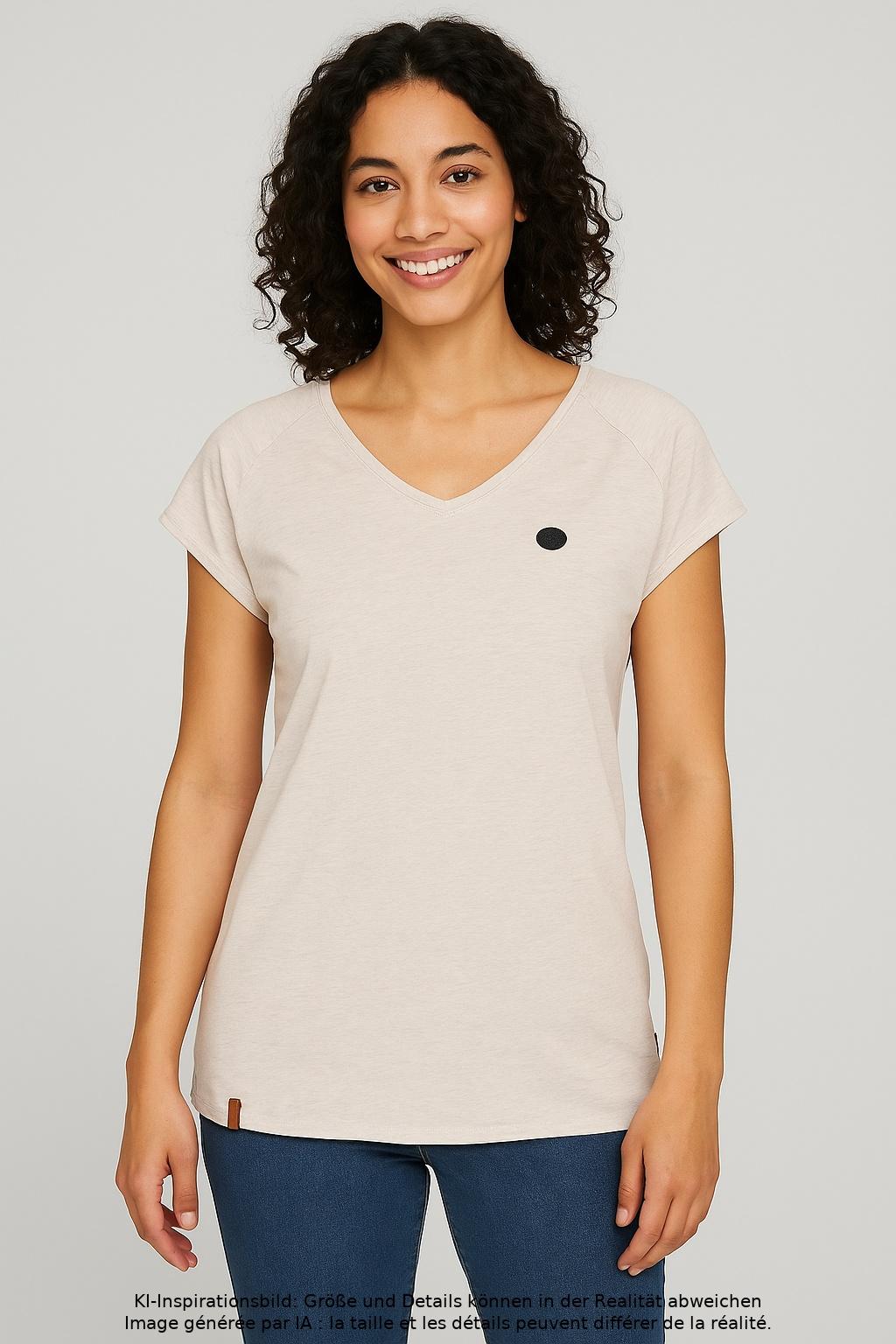 

Naketano Damen T-Shirt, beige, Gr. 38