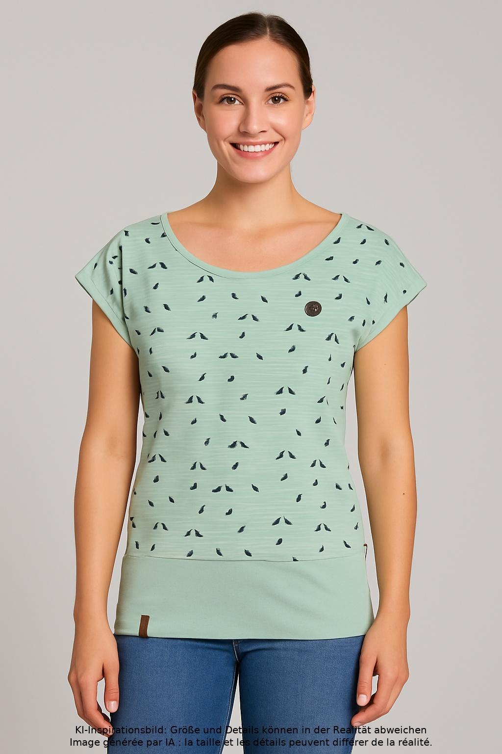 

Naketano Damen T-Shirt, hellgrün, Gr. 36