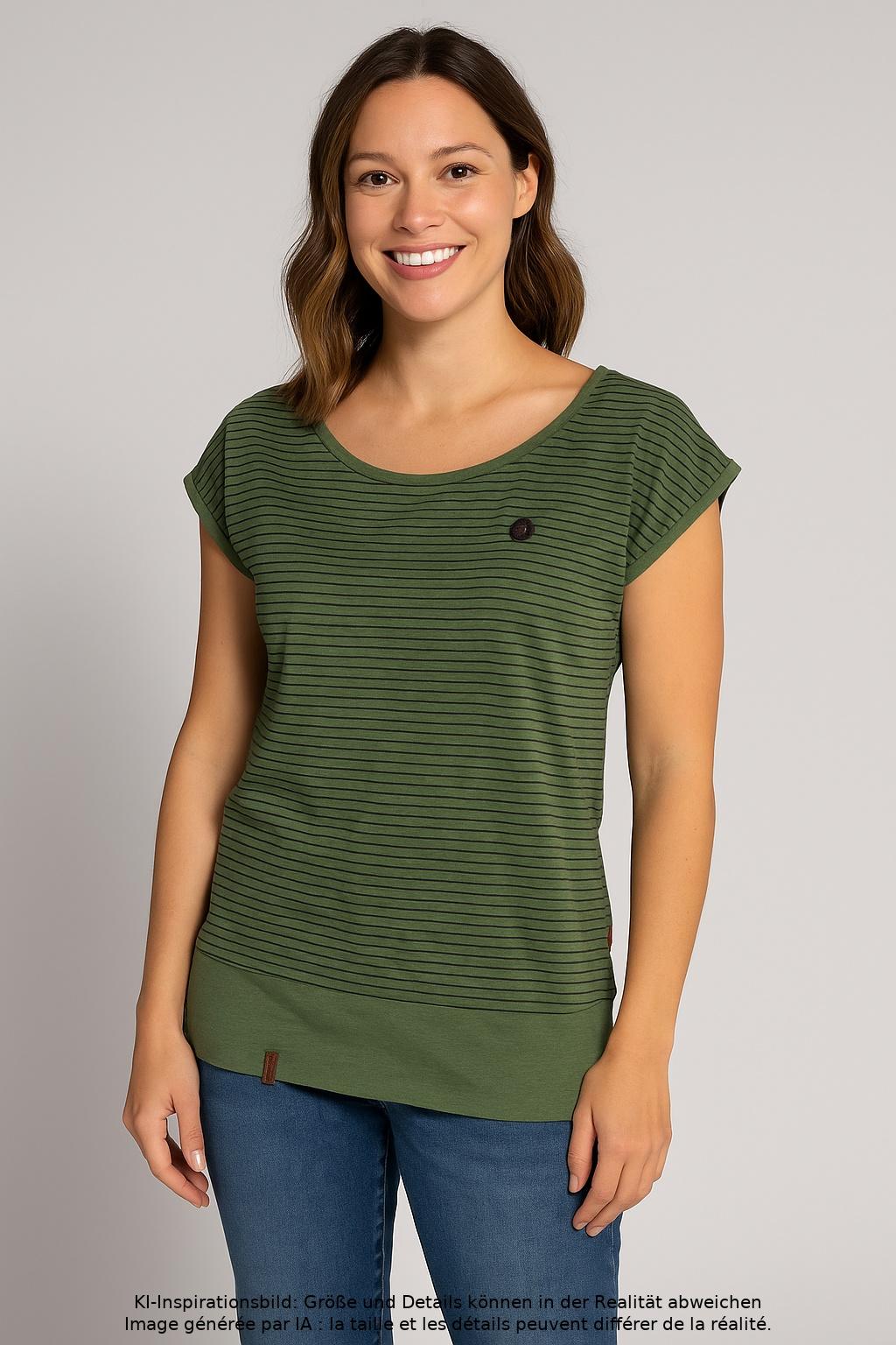 

Naketano Damen T-Shirt, grün, Gr. 36