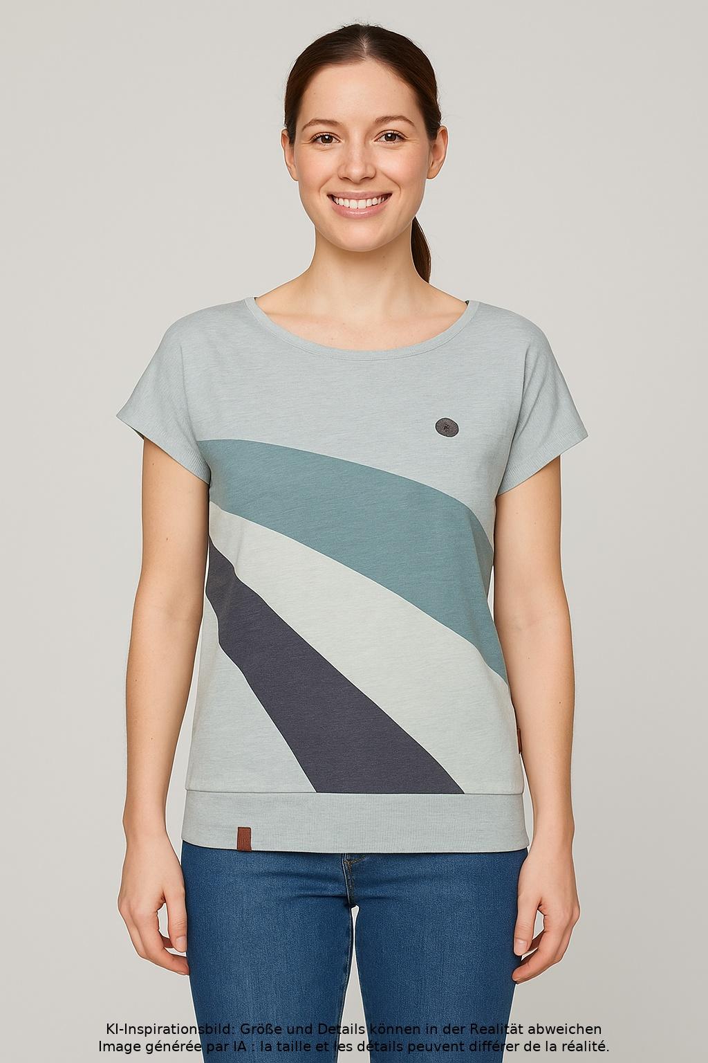 

Naketano Damen T-Shirt, hellblau, Gr. 42