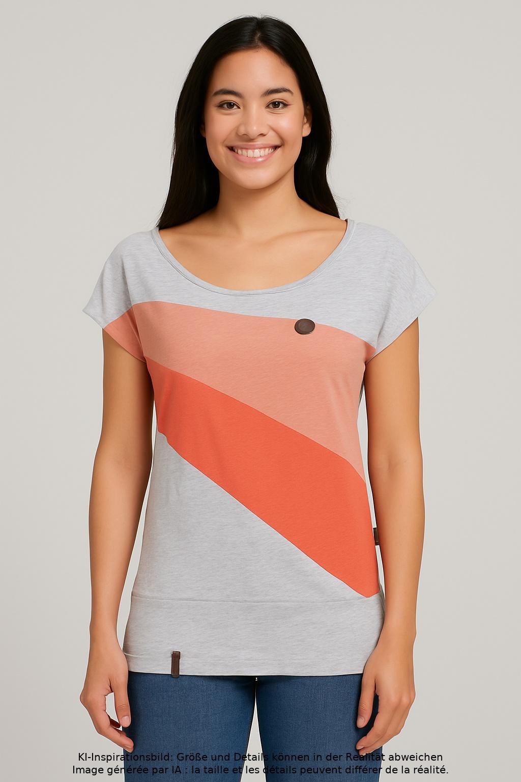 

Naketano Damen T-Shirt, mehrfarbig, Gr. 38