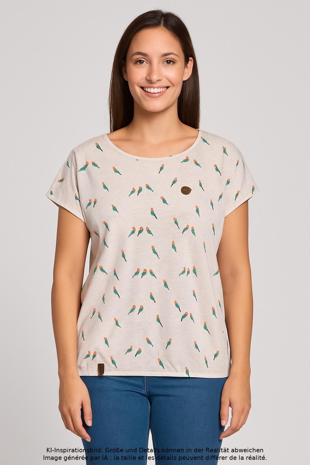 

Naketano Damen T-Shirt, beige, Gr. 42