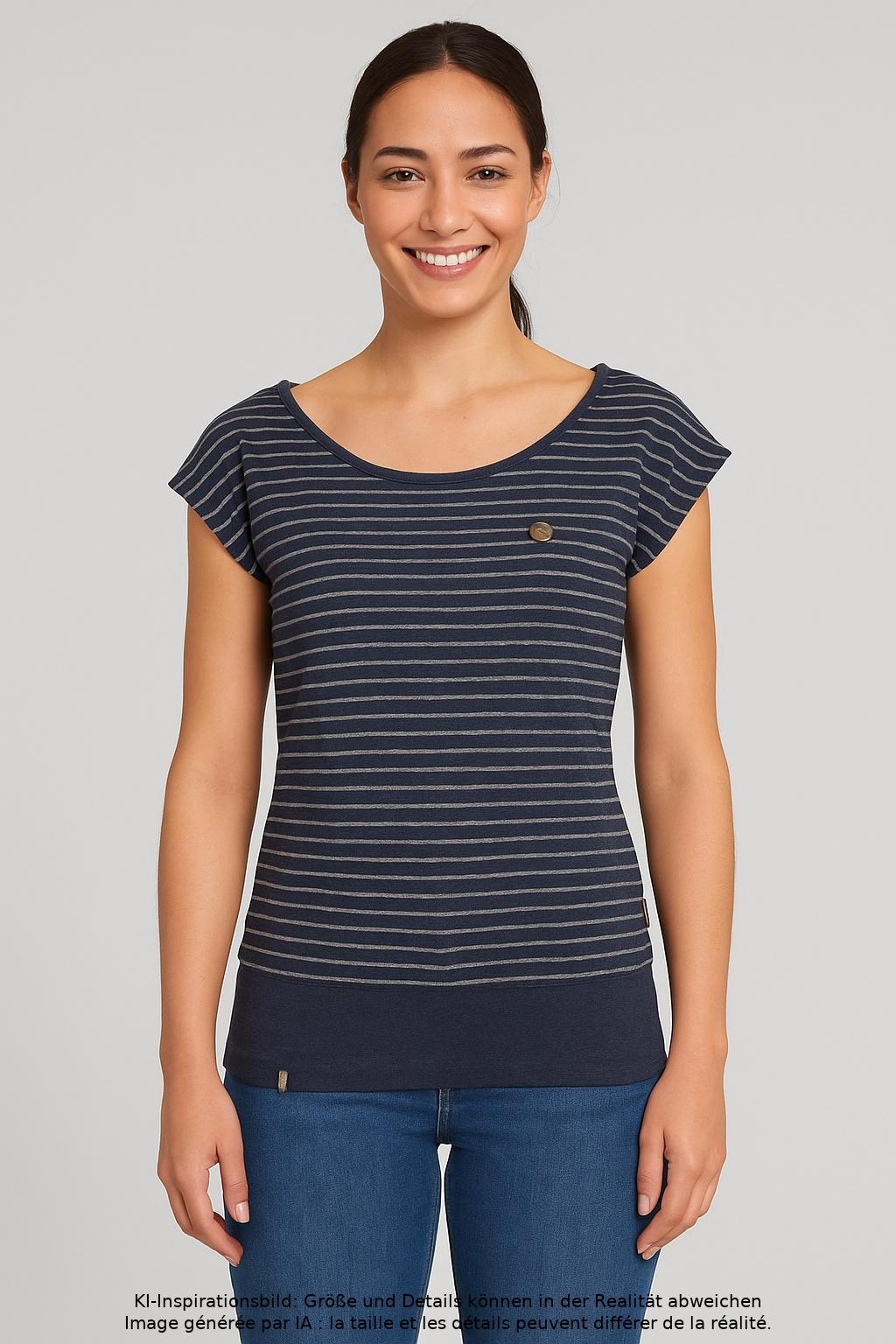 

Naketano Damen T-Shirt, marineblau, Gr. 34