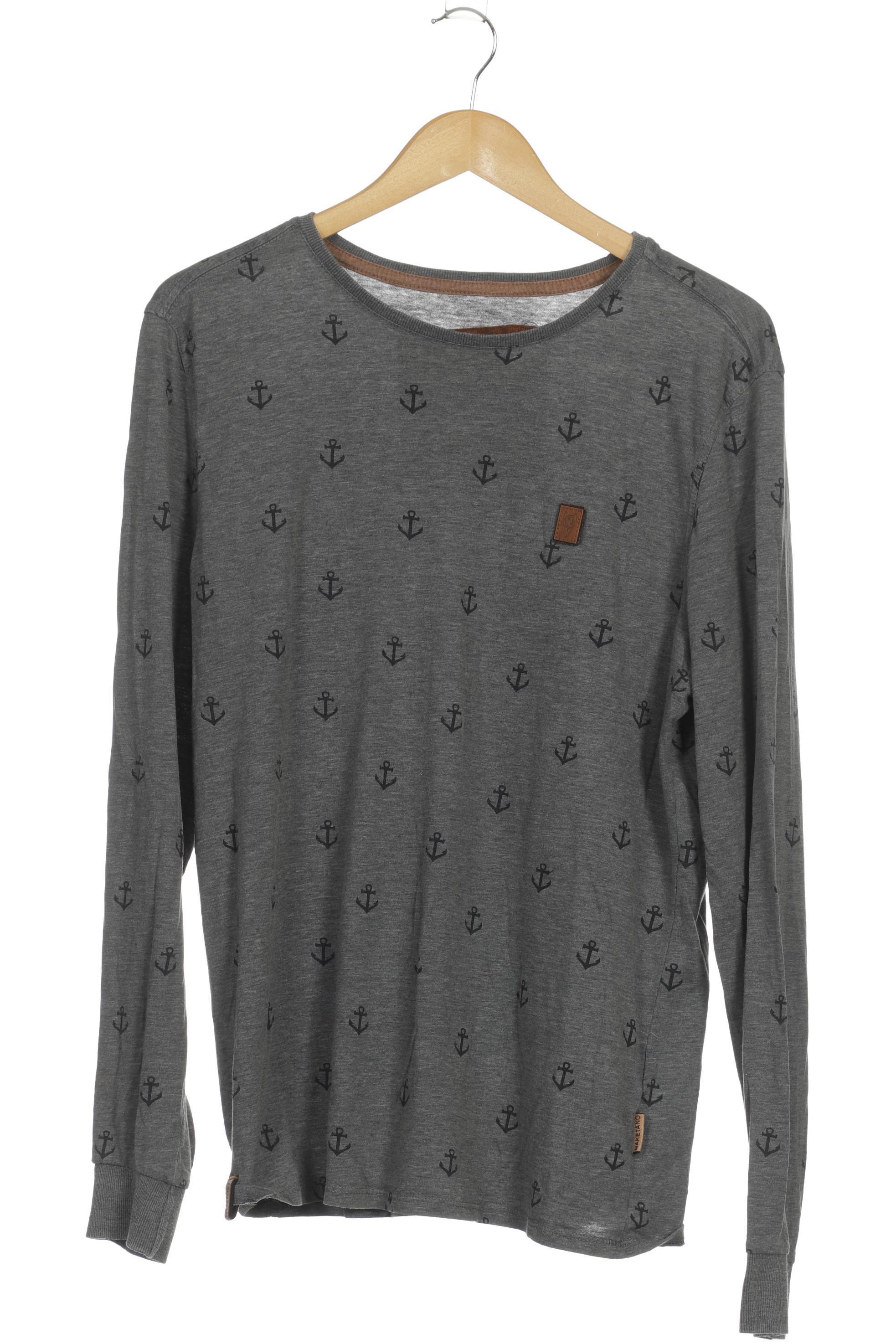 

Naketano Herren Langarmshirt, grau, Gr.