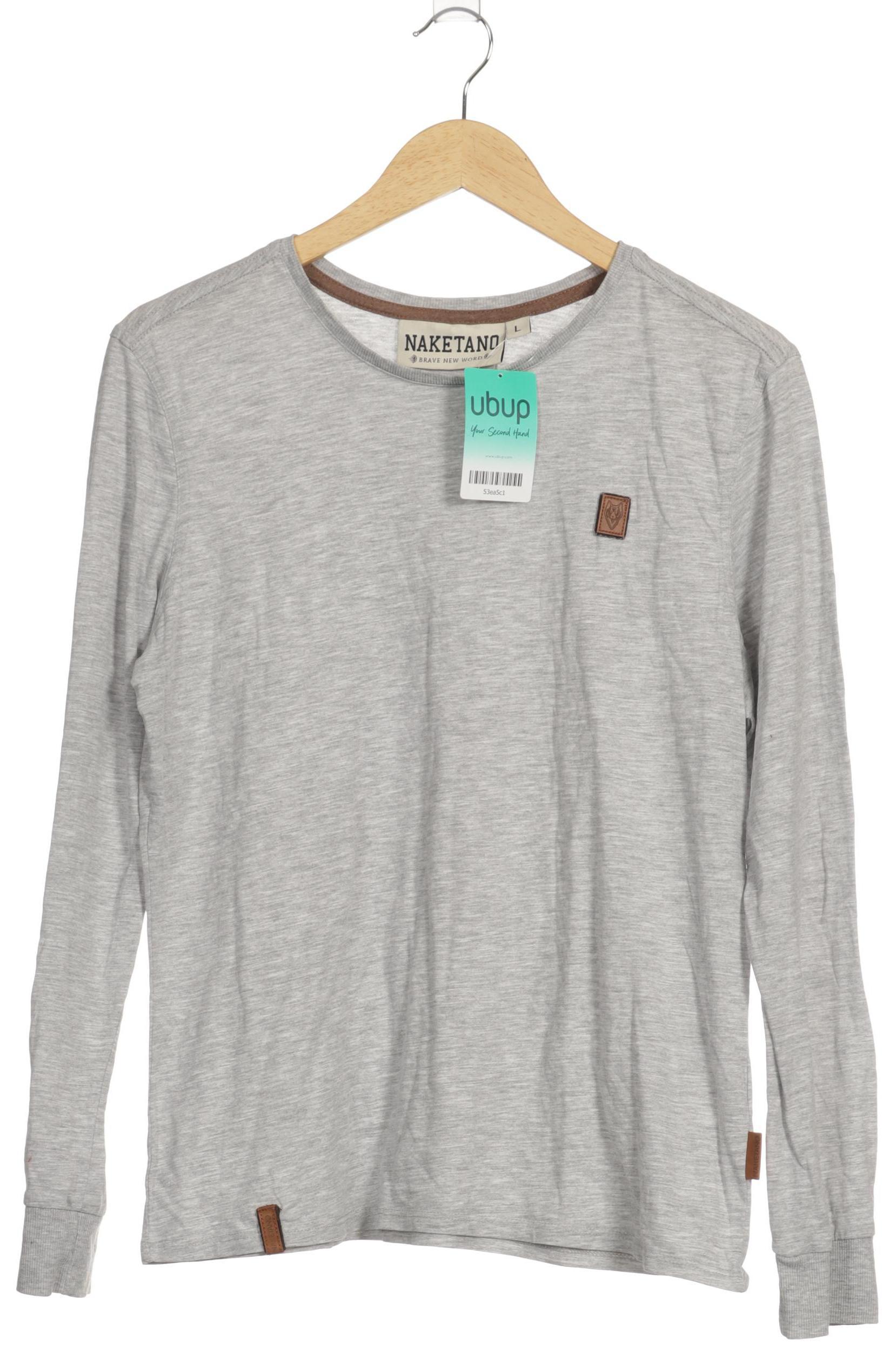 Thumbnail - Naketano Herren Langarmshirt, grau, Gr.