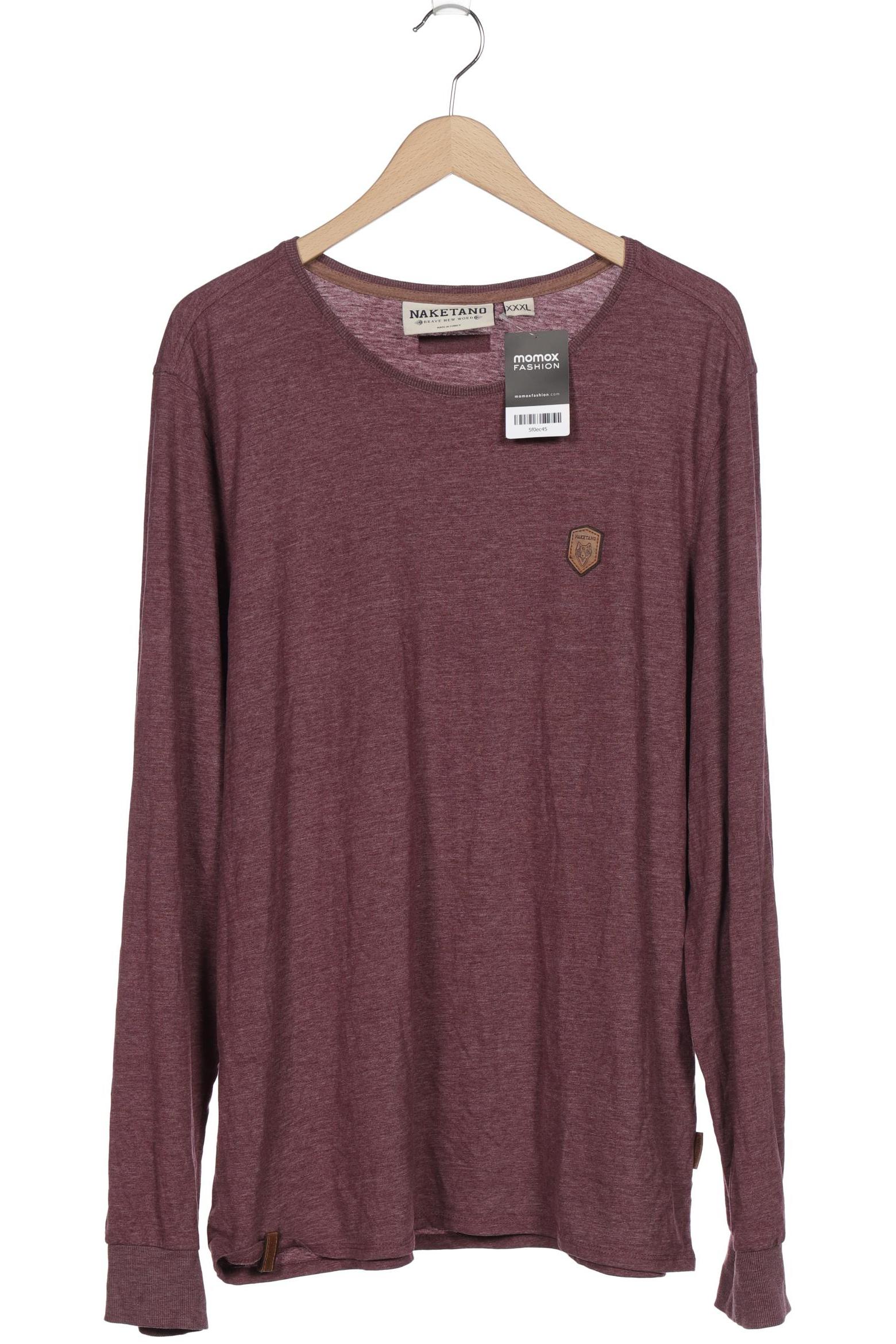 Thumbnail - Naketano Herren Langarmshirt, flieder, Gr. 58