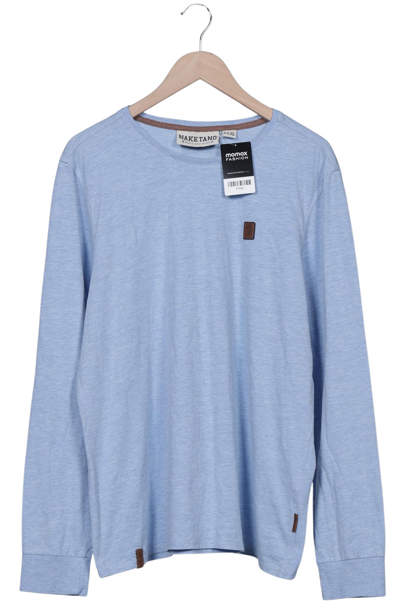 

Naketano Herren Langarmshirt, blau, Gr. 58