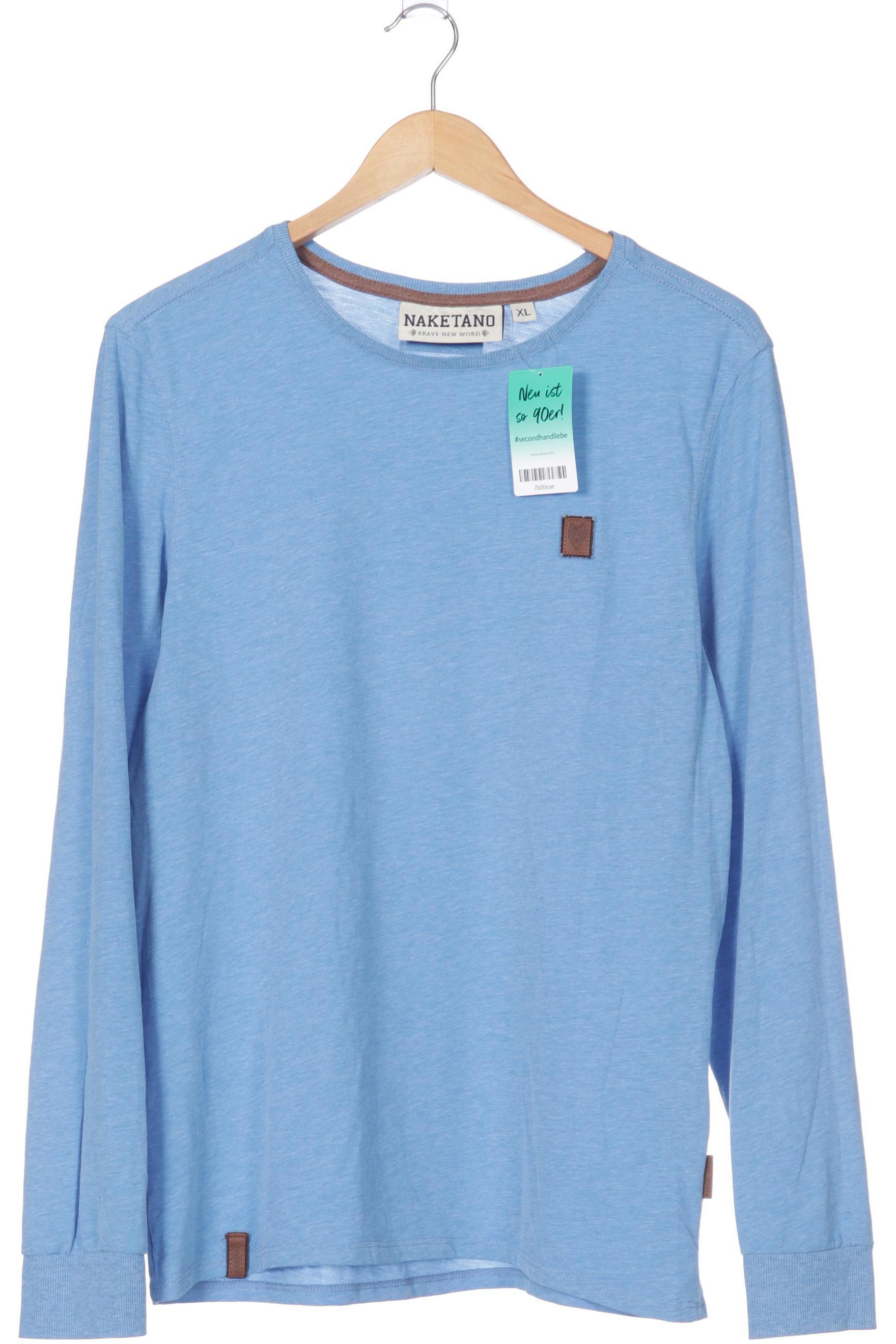 

Naketano Herren Langarmshirt, blau, Gr.