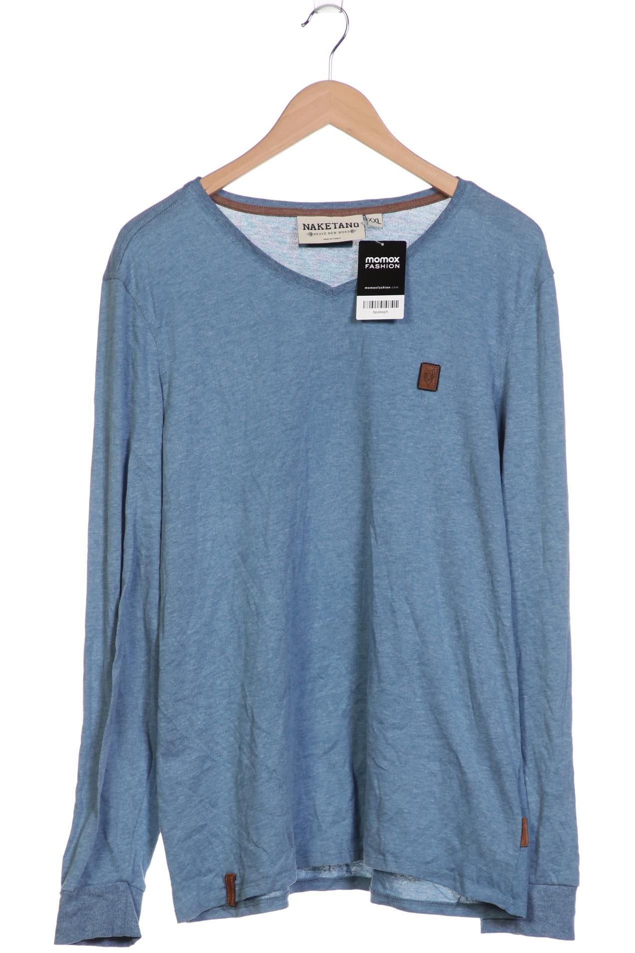 

Naketano Herren Langarmshirt, blau, Gr. 56