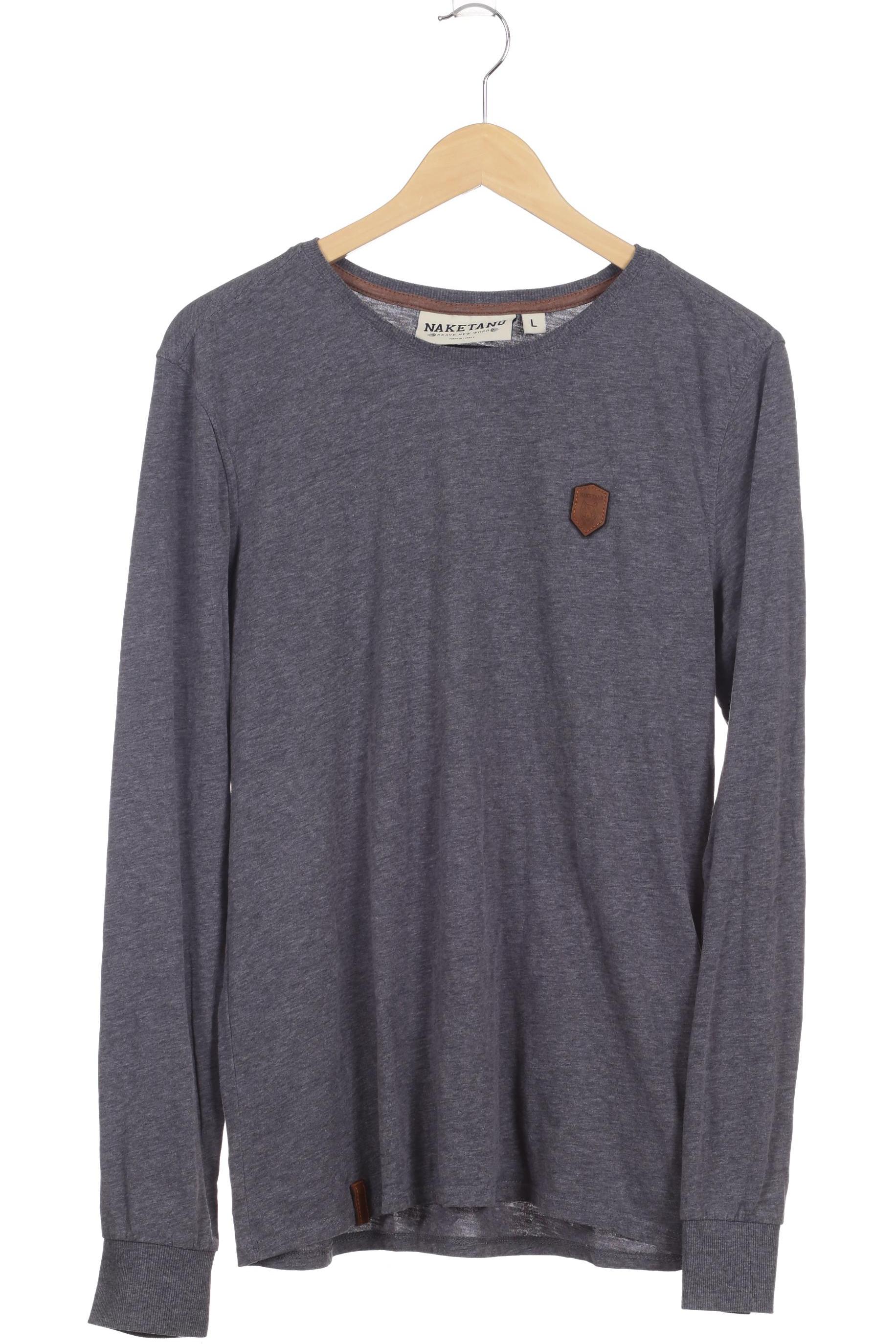 

Naketano Herren Langarmshirt, grau, Gr.