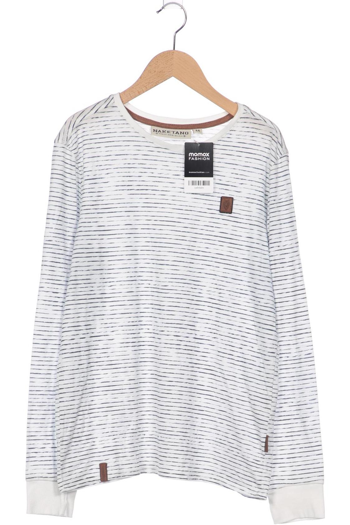 

Naketano Herren Langarmshirt, weiß, Gr. 48