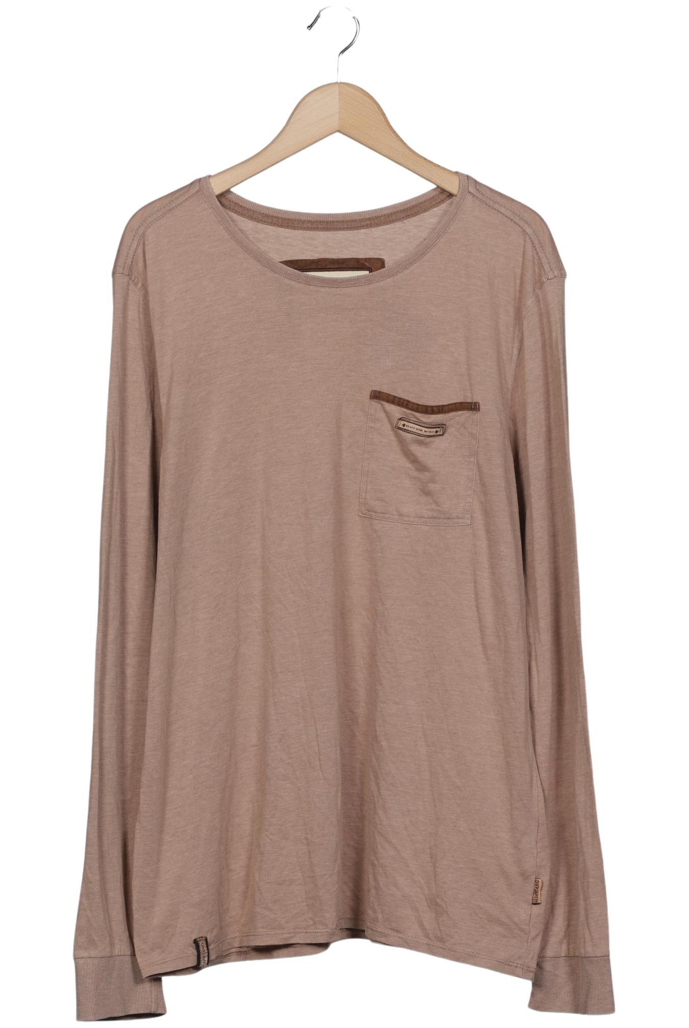 Thumbnail - Naketano Herren Langarmshirt, beige, Gr. 56