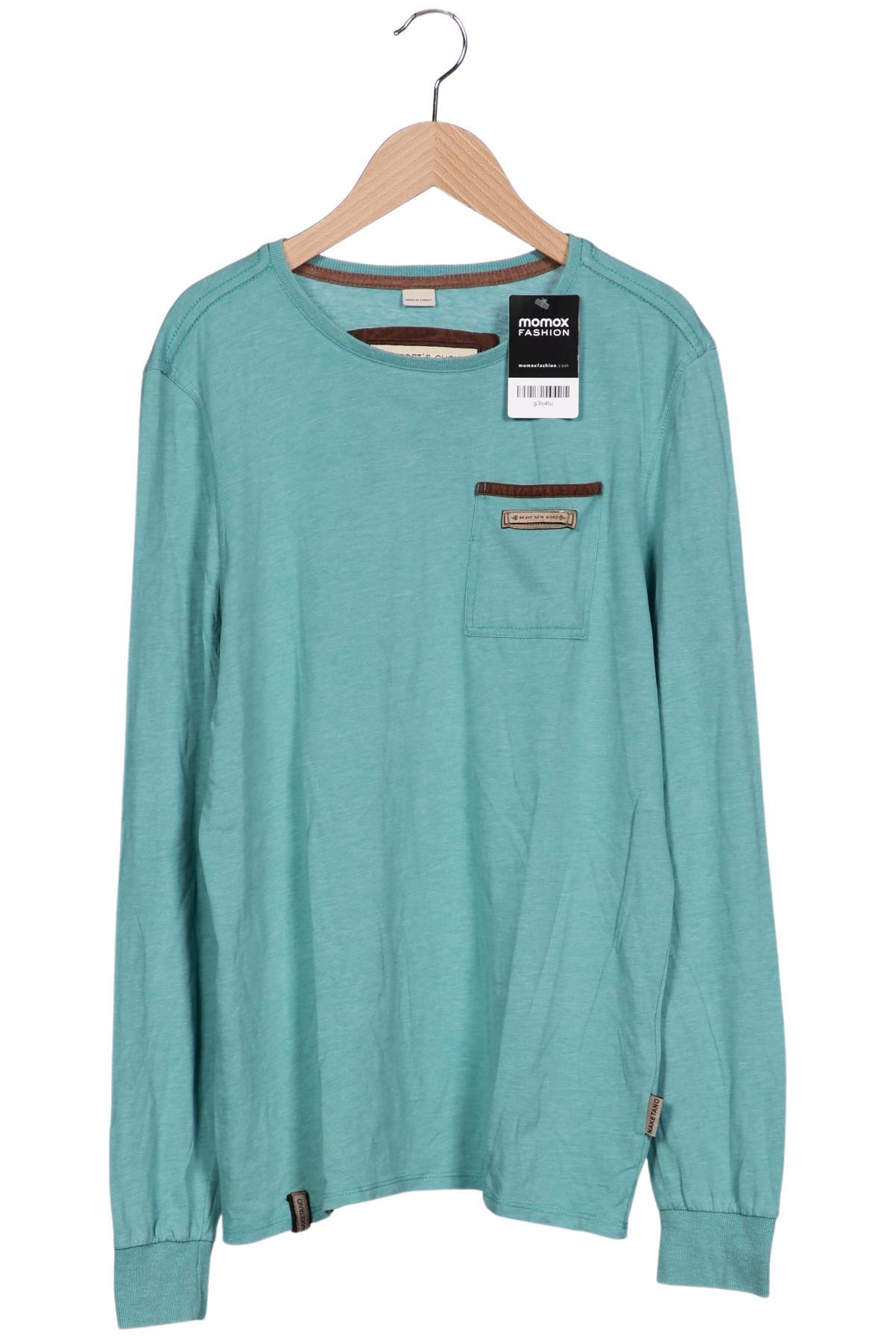 

Naketano Herren Langarmshirt, türkis, Gr. 46