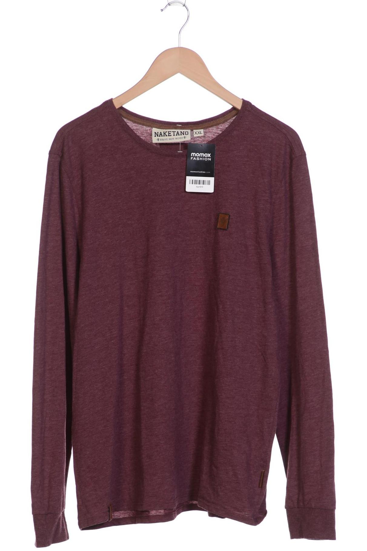 

Naketano Herren Langarmshirt, bordeaux