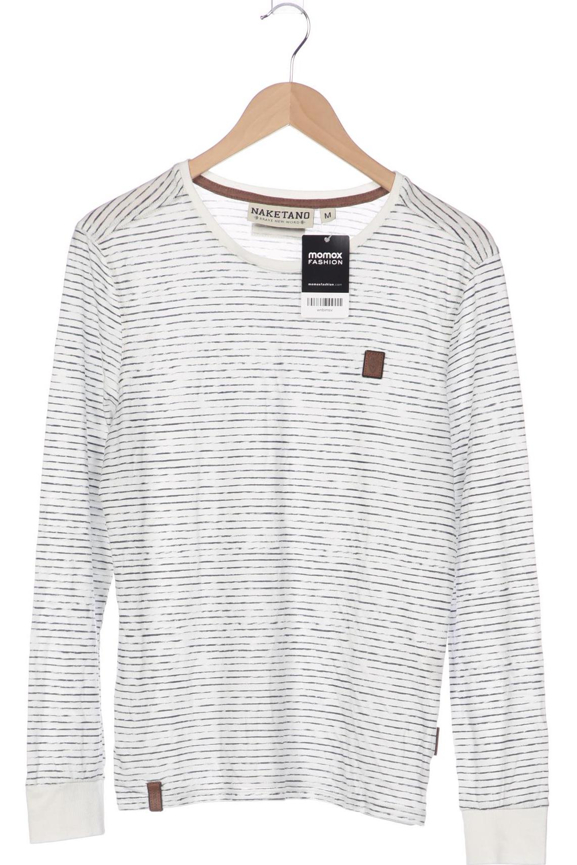 

Naketano Herren Langarmshirt, weiß, Gr. 48