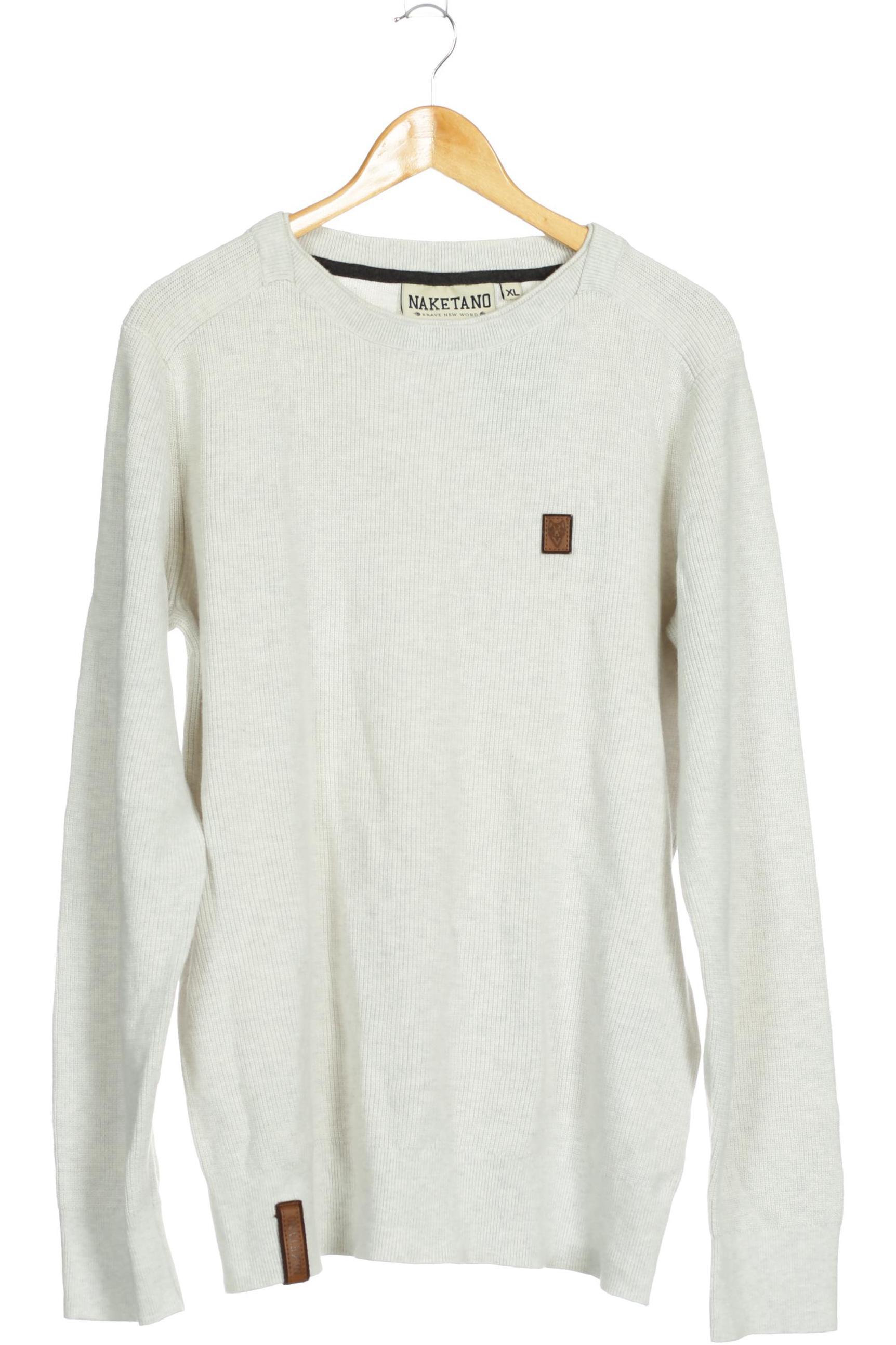 Thumbnail - Naketano Herren Pullover, weiß, Gr.