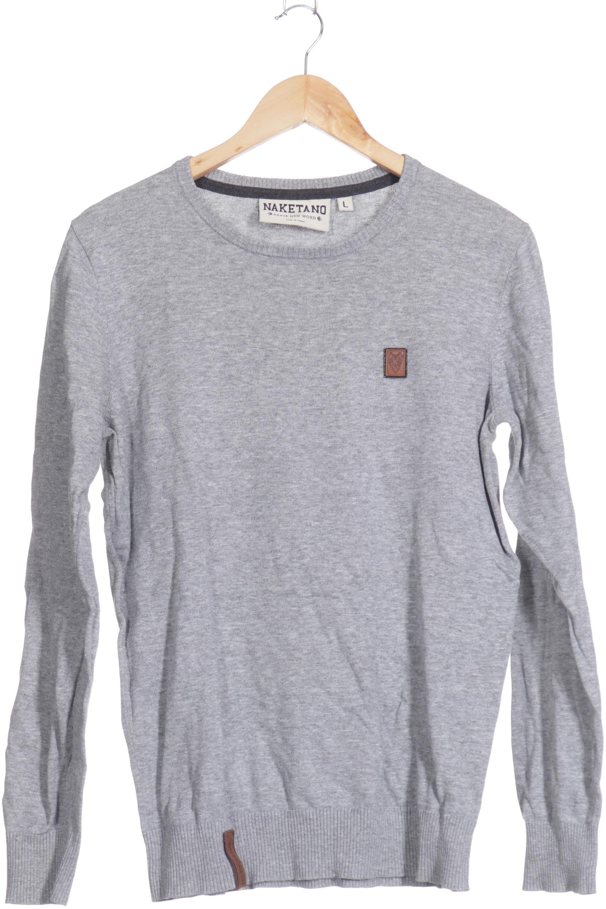Thumbnail - Naketano Herren Pullover, grau, Gr.