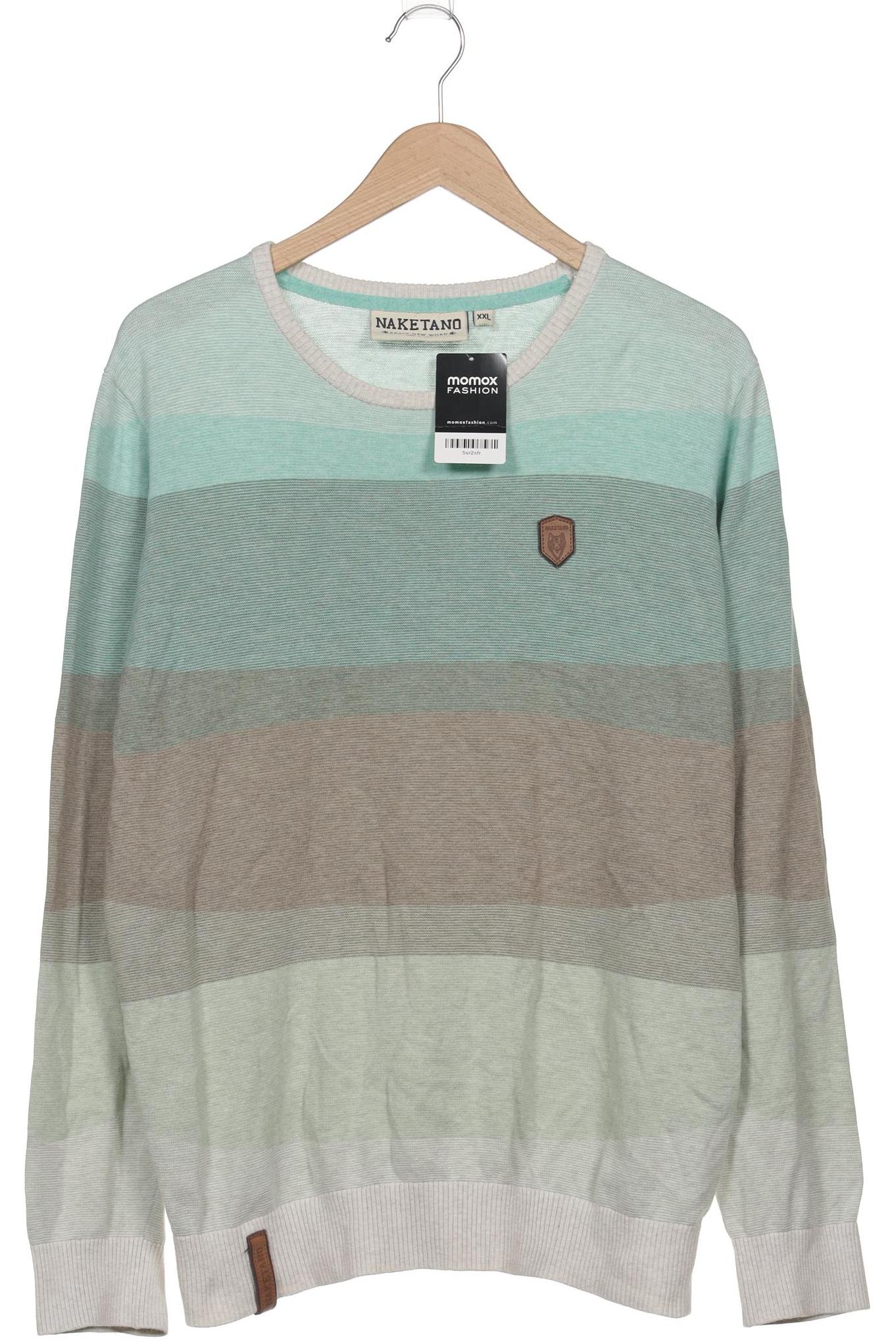 

Naketano Herren Pullover, türkis, Gr. 56