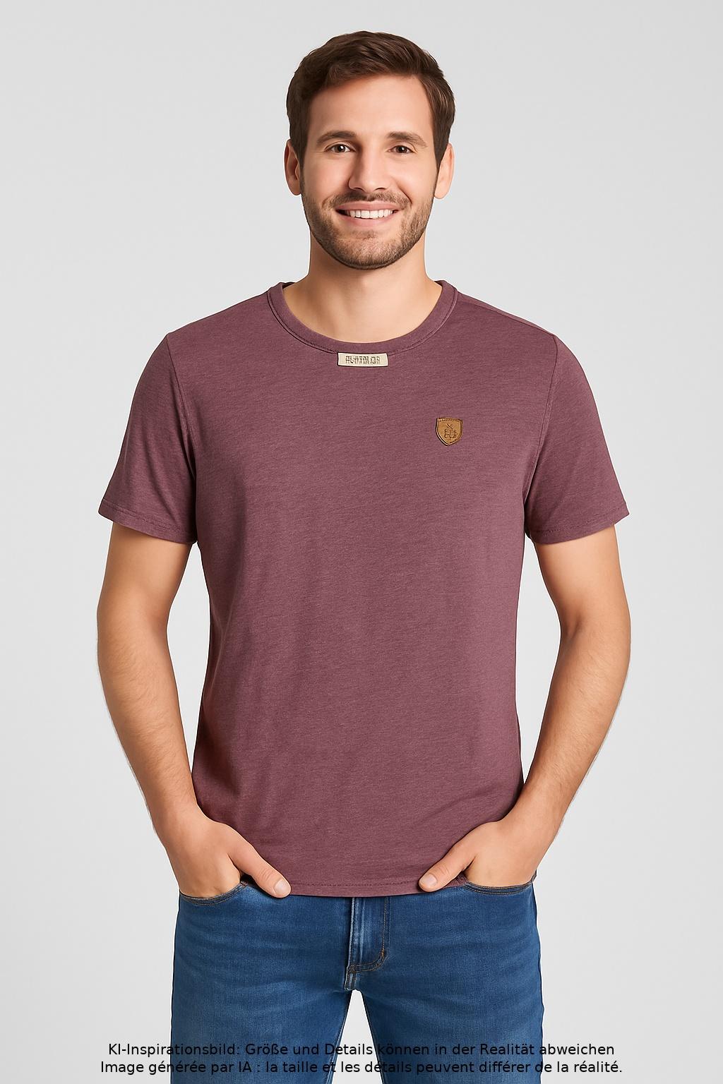 

Naketano Herren T-Shirt, bordeaux, Gr. 48