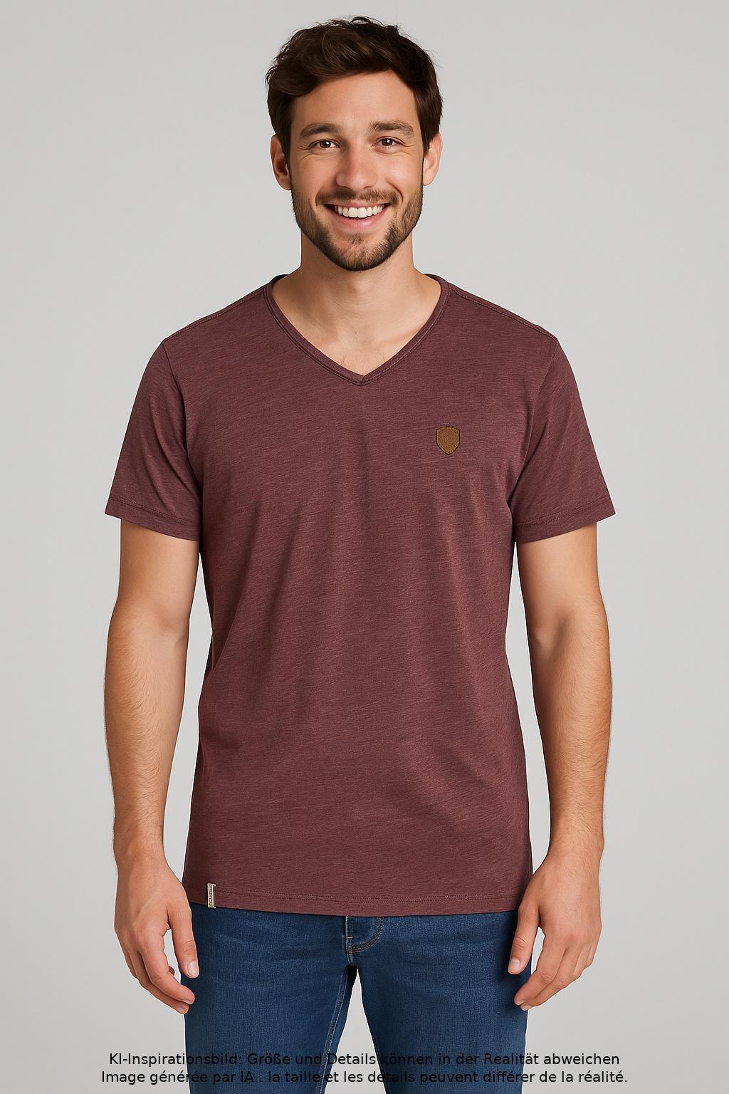 

Naketano Herren T-Shirt, bordeaux, Gr. 54