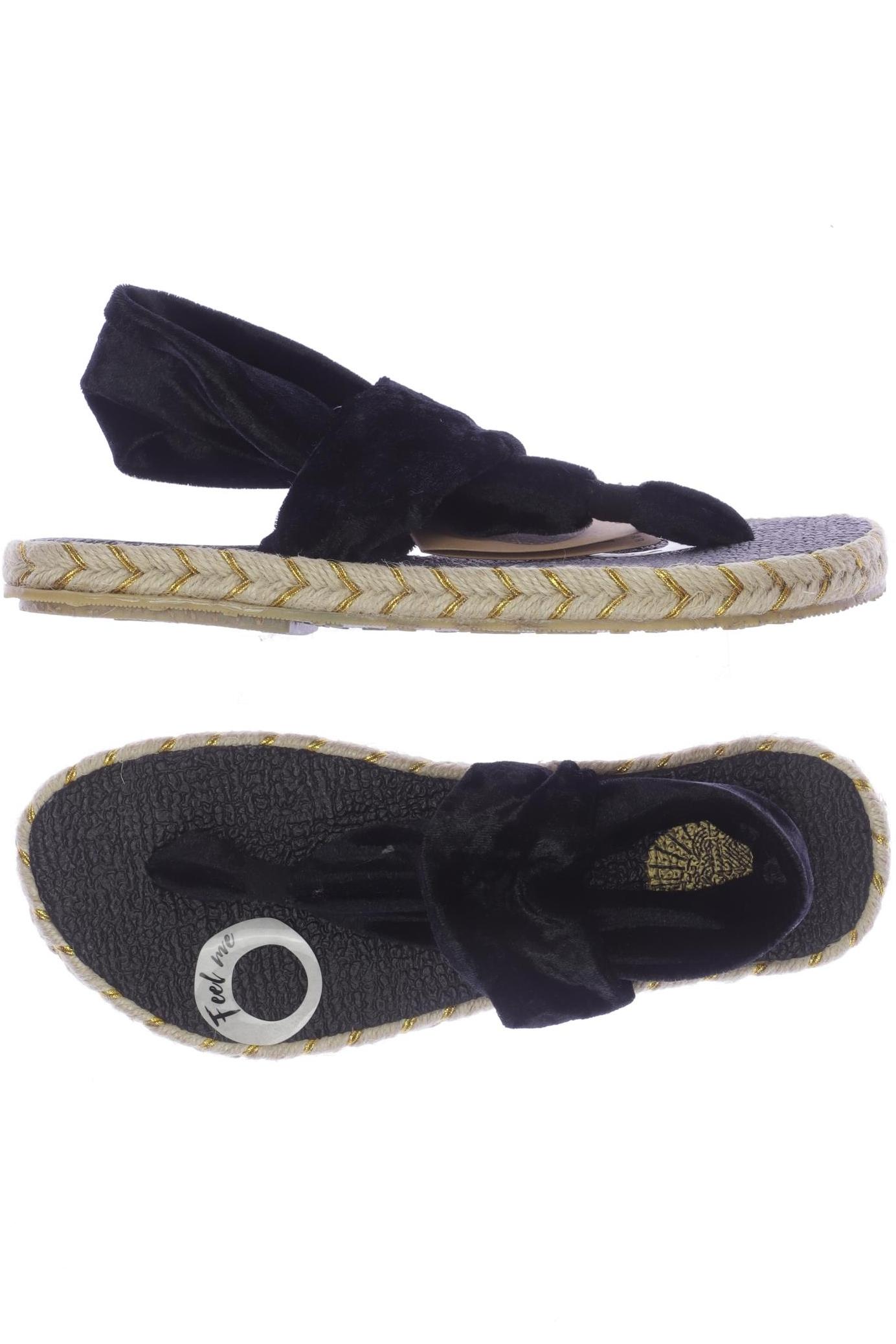 

nalho Damen Sandale, schwarz, Gr. 38