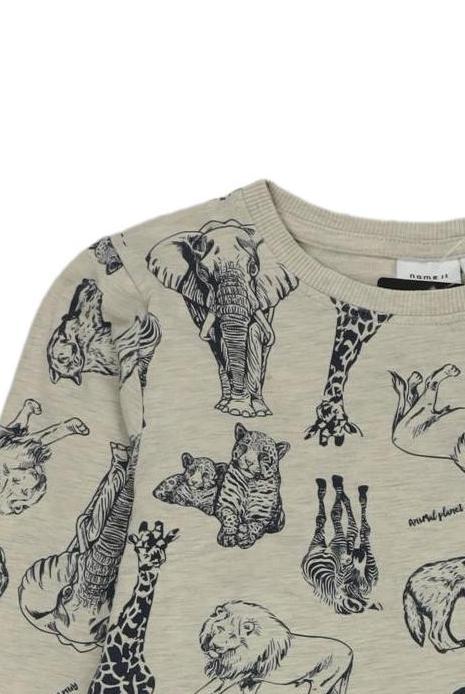 Thumbnail - name it Jungen Langarmshirt, beige, Gr. 104