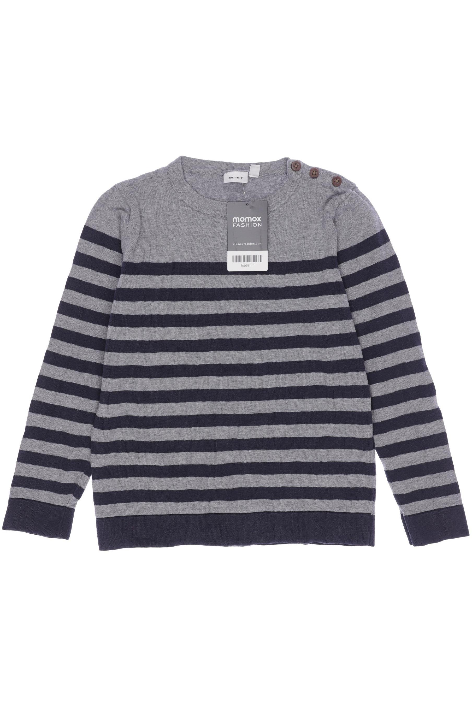 

name it Herren Pullover, grau, Gr. 122