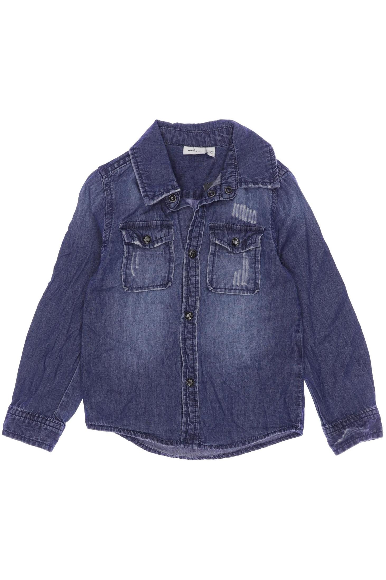 

name it Herren Hemd, marineblau, Gr. 98