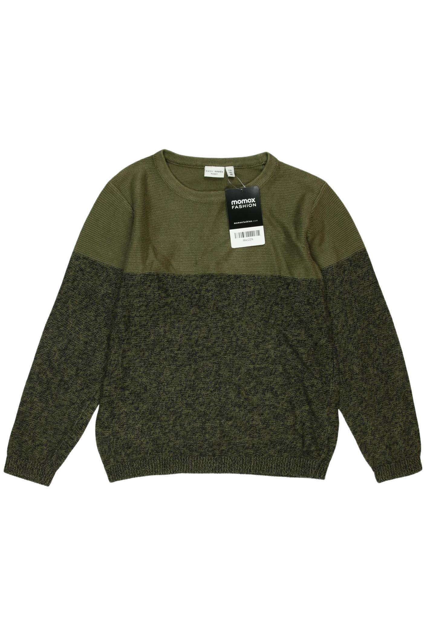 

name it Herren Pullover, grün, Gr. 122/128