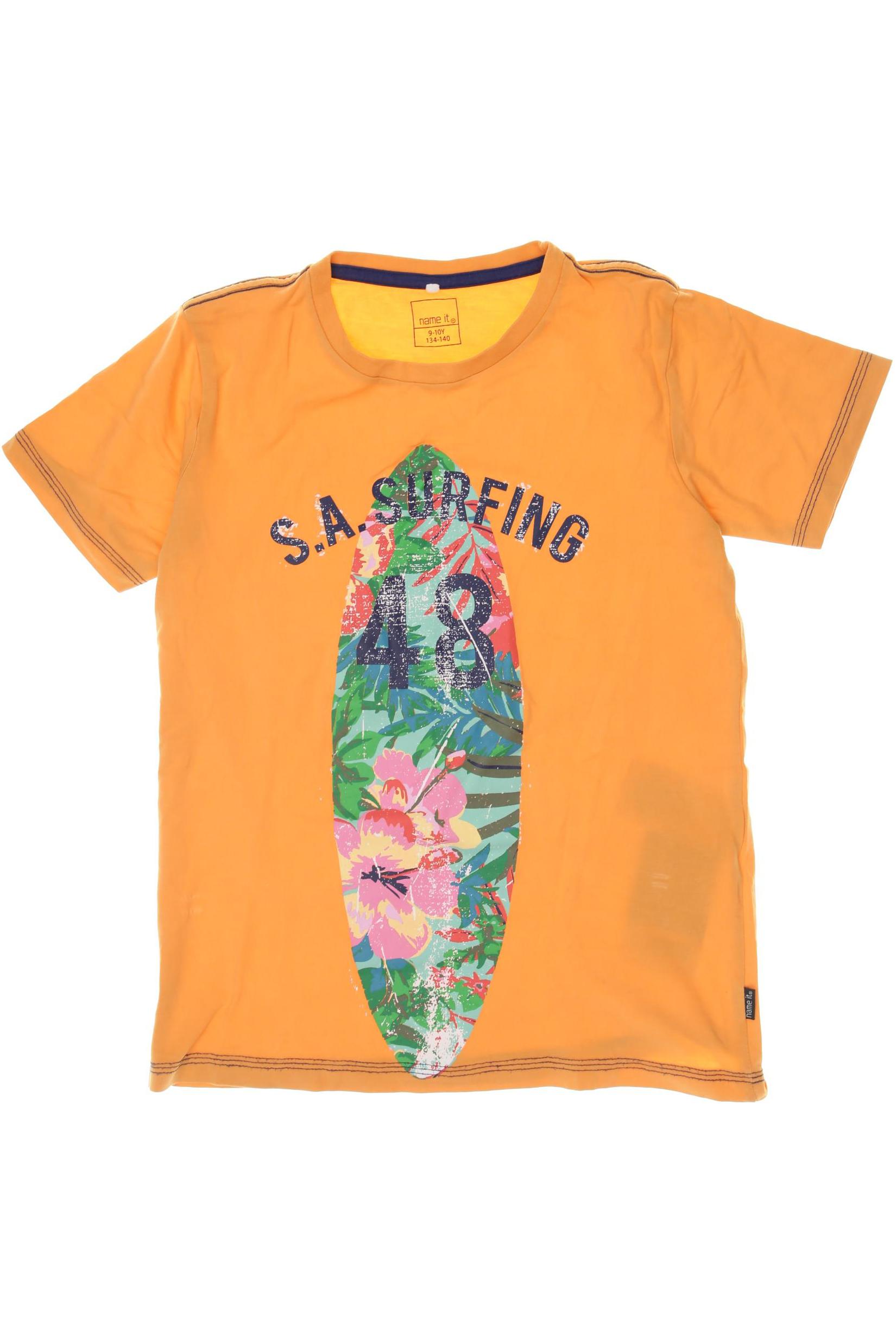 

name it Herren T-Shirt, orange, Gr. 134