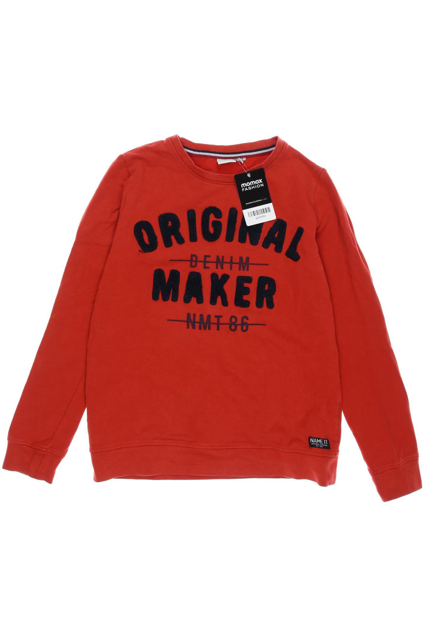 

name it Herren Hoodies & Sweater, rot, Gr. 146/152