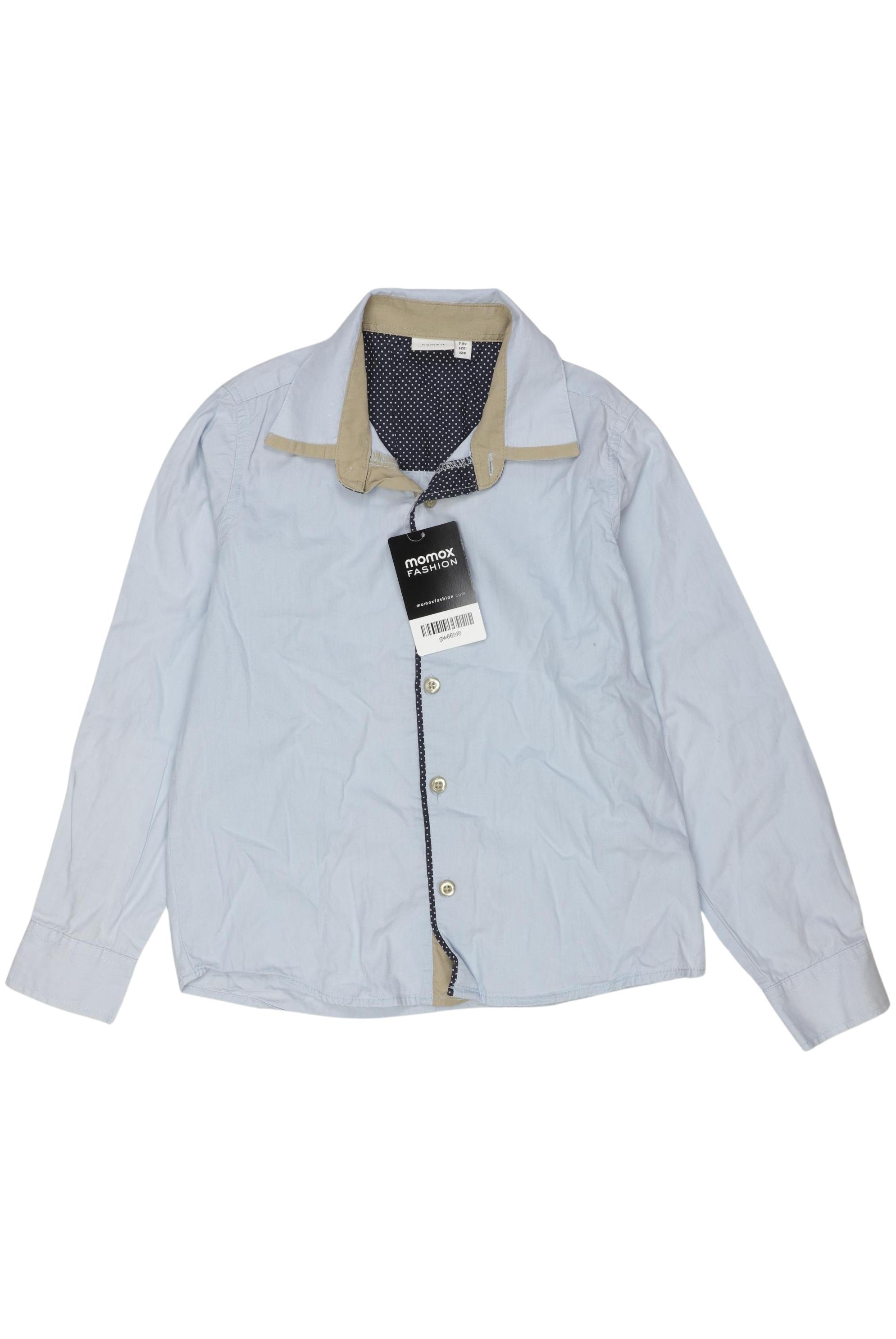 

name it Jungen Hemd, hellblau, Gr. 122/128