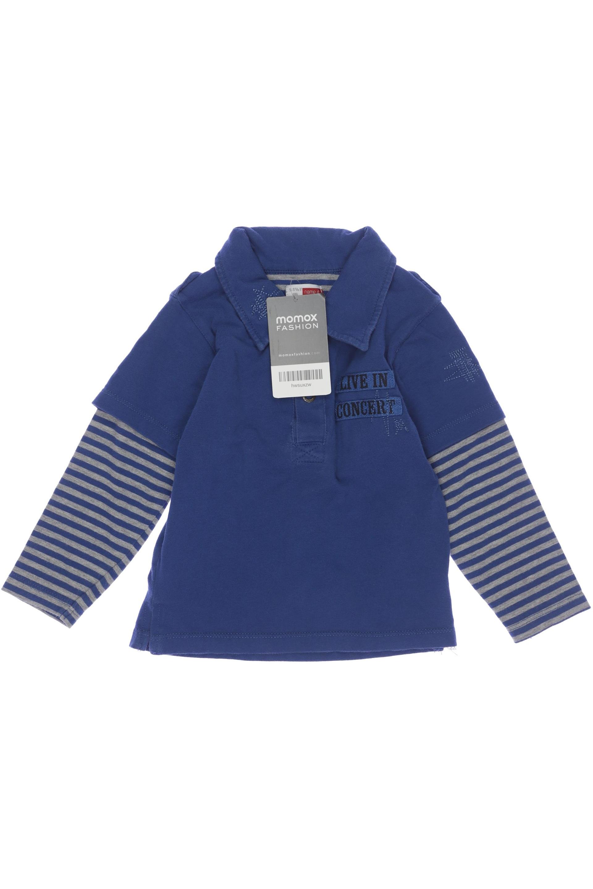 

name it Herren Poloshirt, blau, Gr. 86