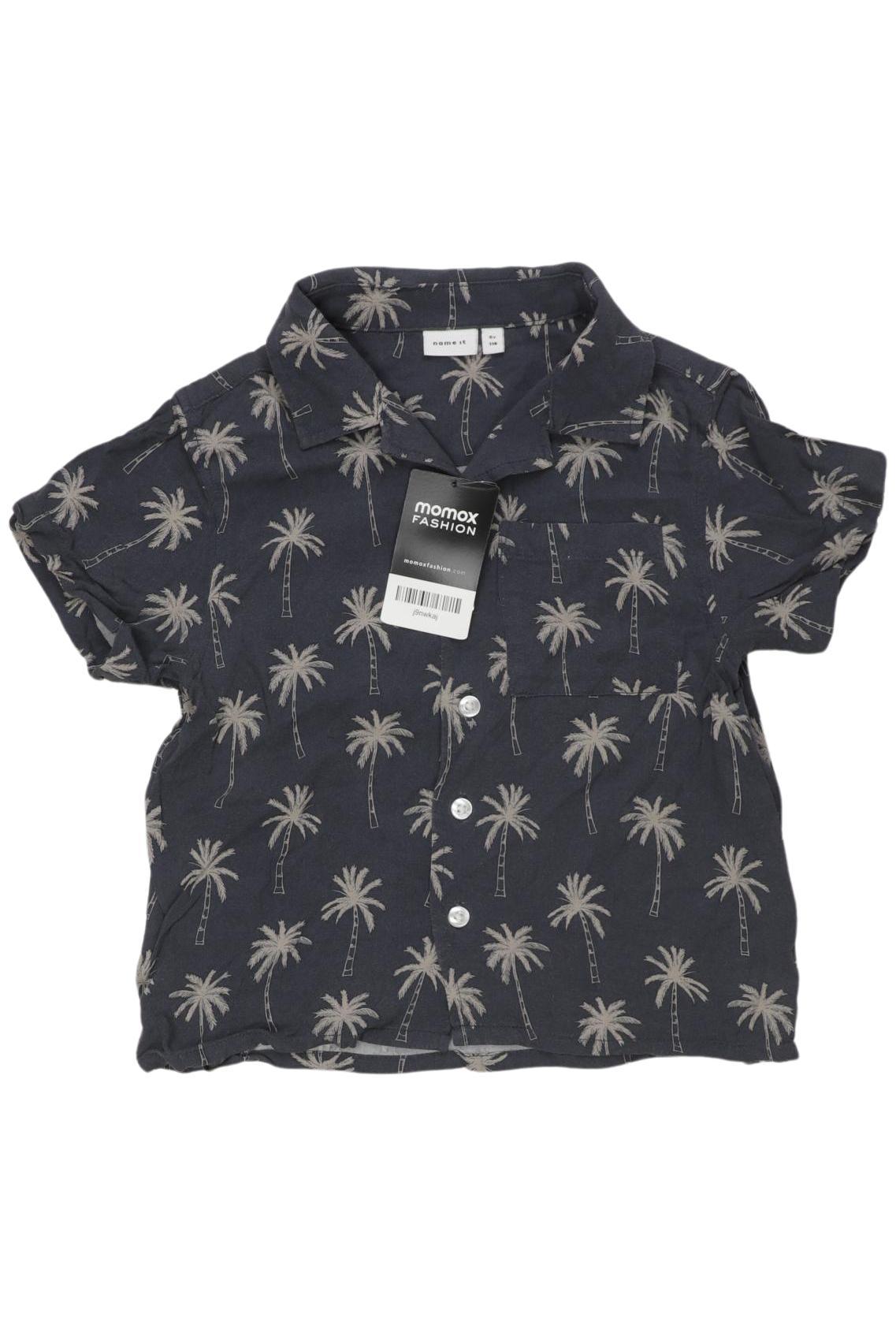 

name it Jungen Hemd, marineblau, Gr. 116