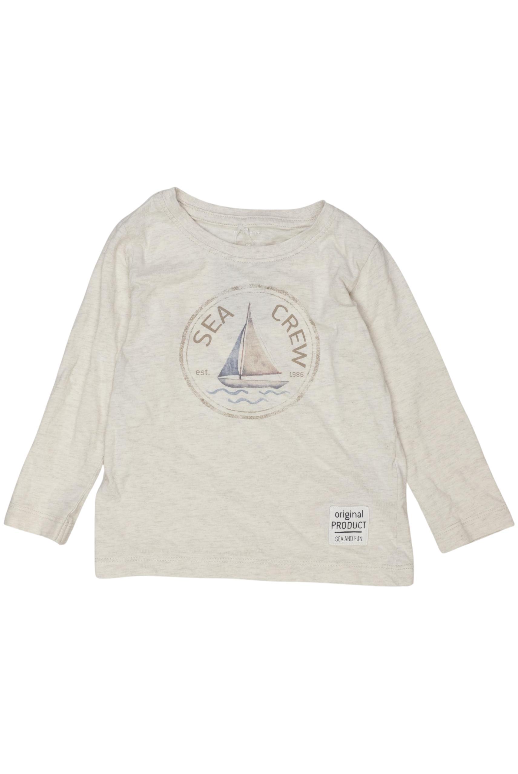 

name it Jungen Langarmshirt, beige, Gr. 86