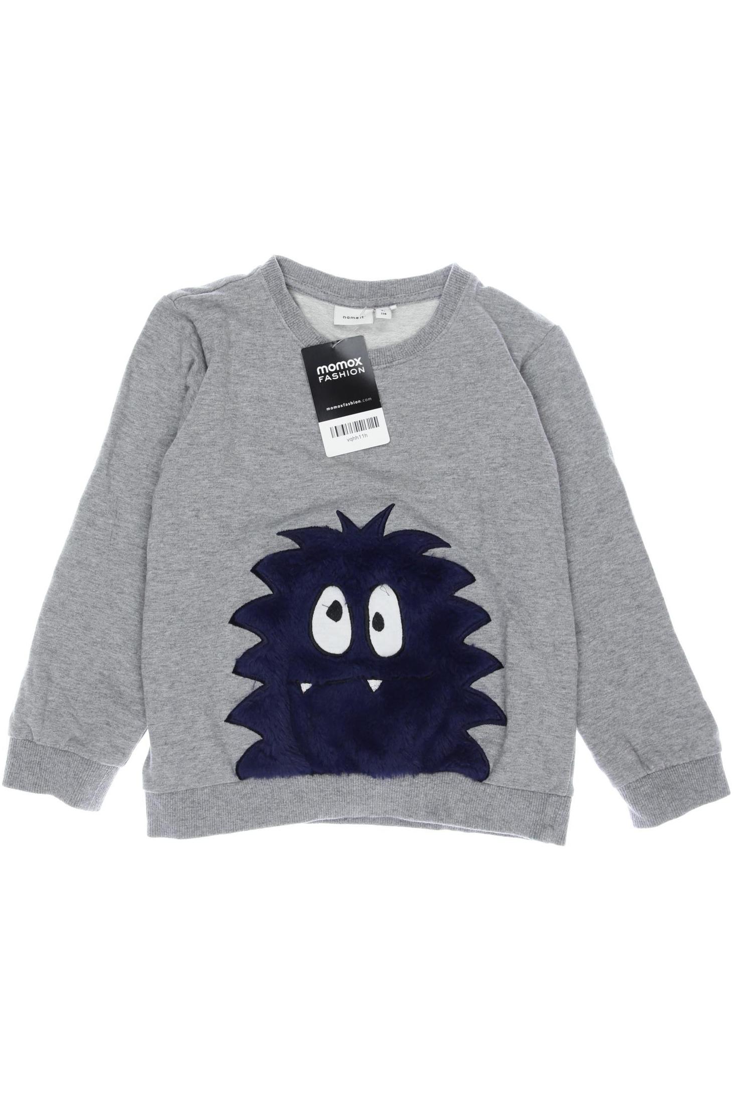 

name it Herren Pullover, grau, Gr. 116