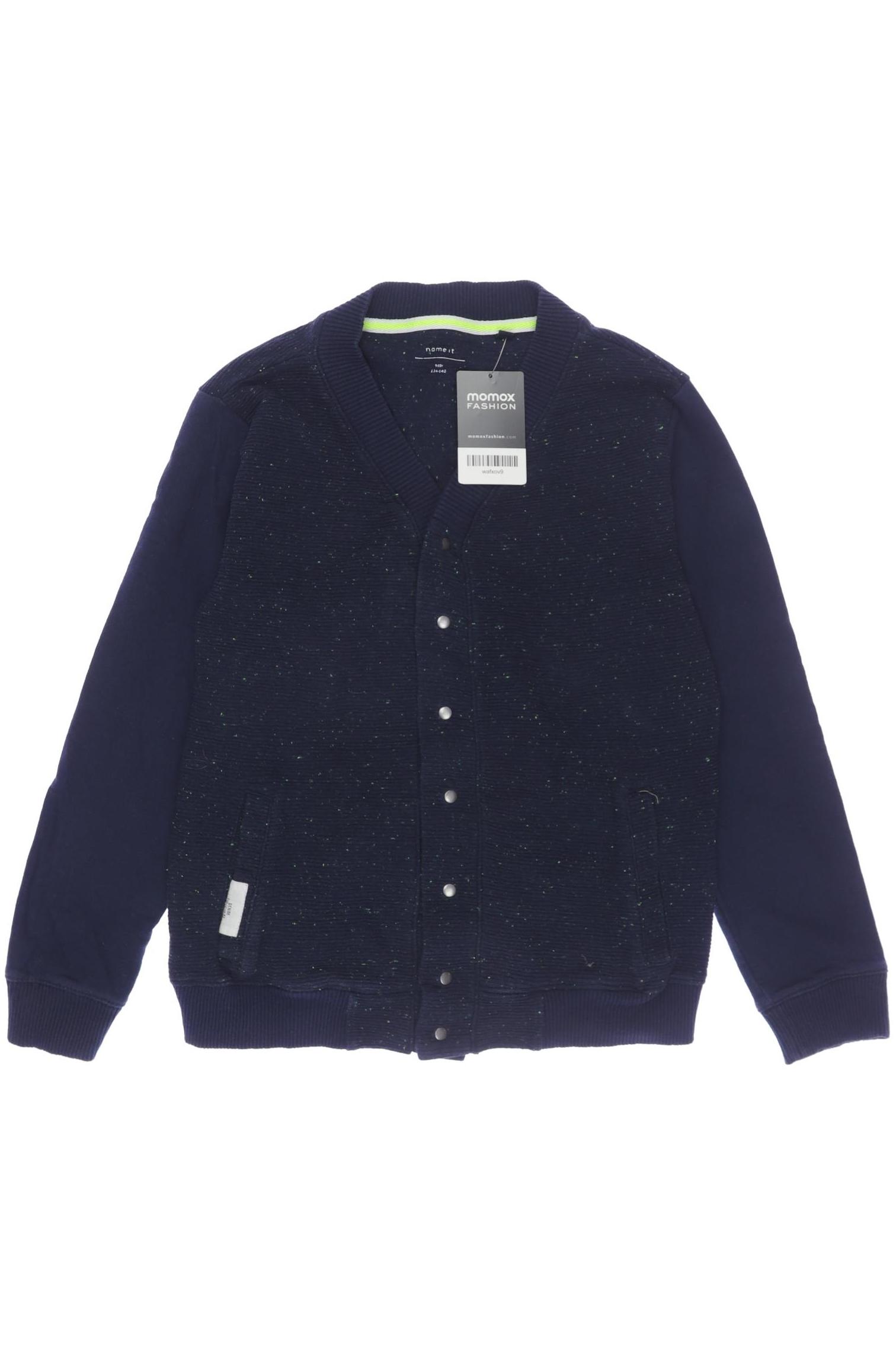 

name it Herren Strickjacke, marineblau, Gr. 140