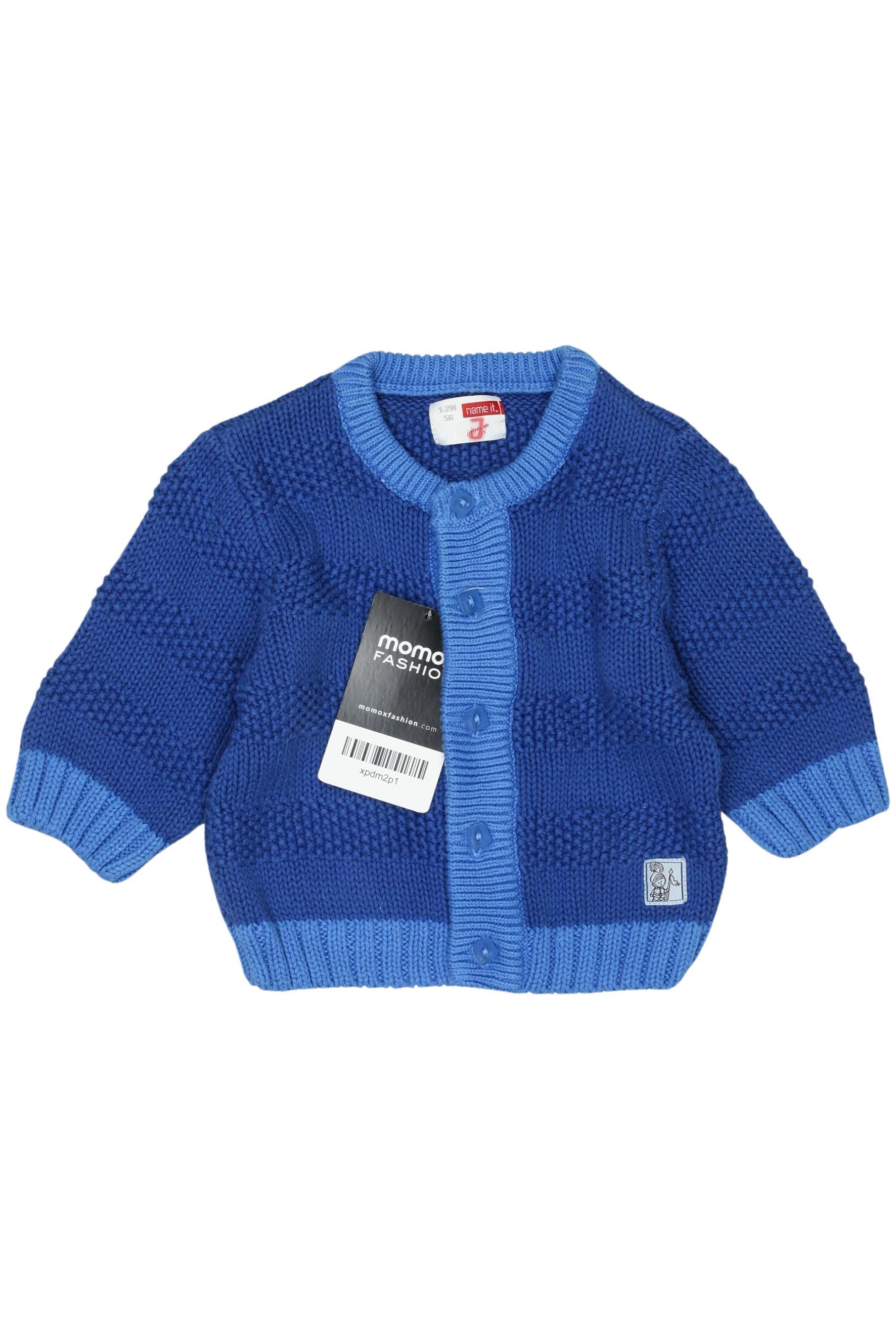 

name it Herren Strickjacke, blau, Gr. 56