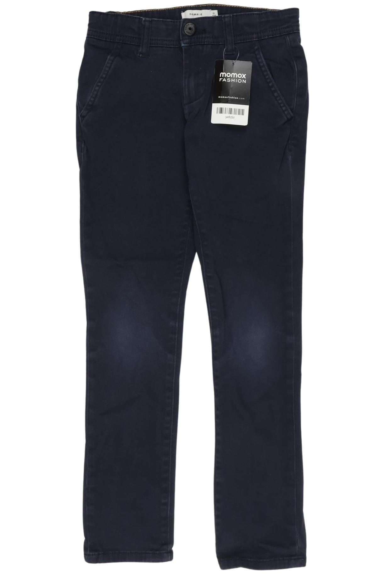 

name it Jungen Stoffhose, marineblau, Gr. 128