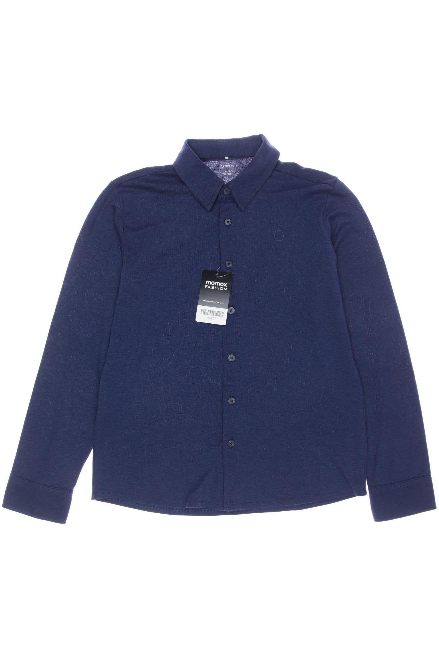 

name it Herren Hemd, marineblau, Gr. 146/152